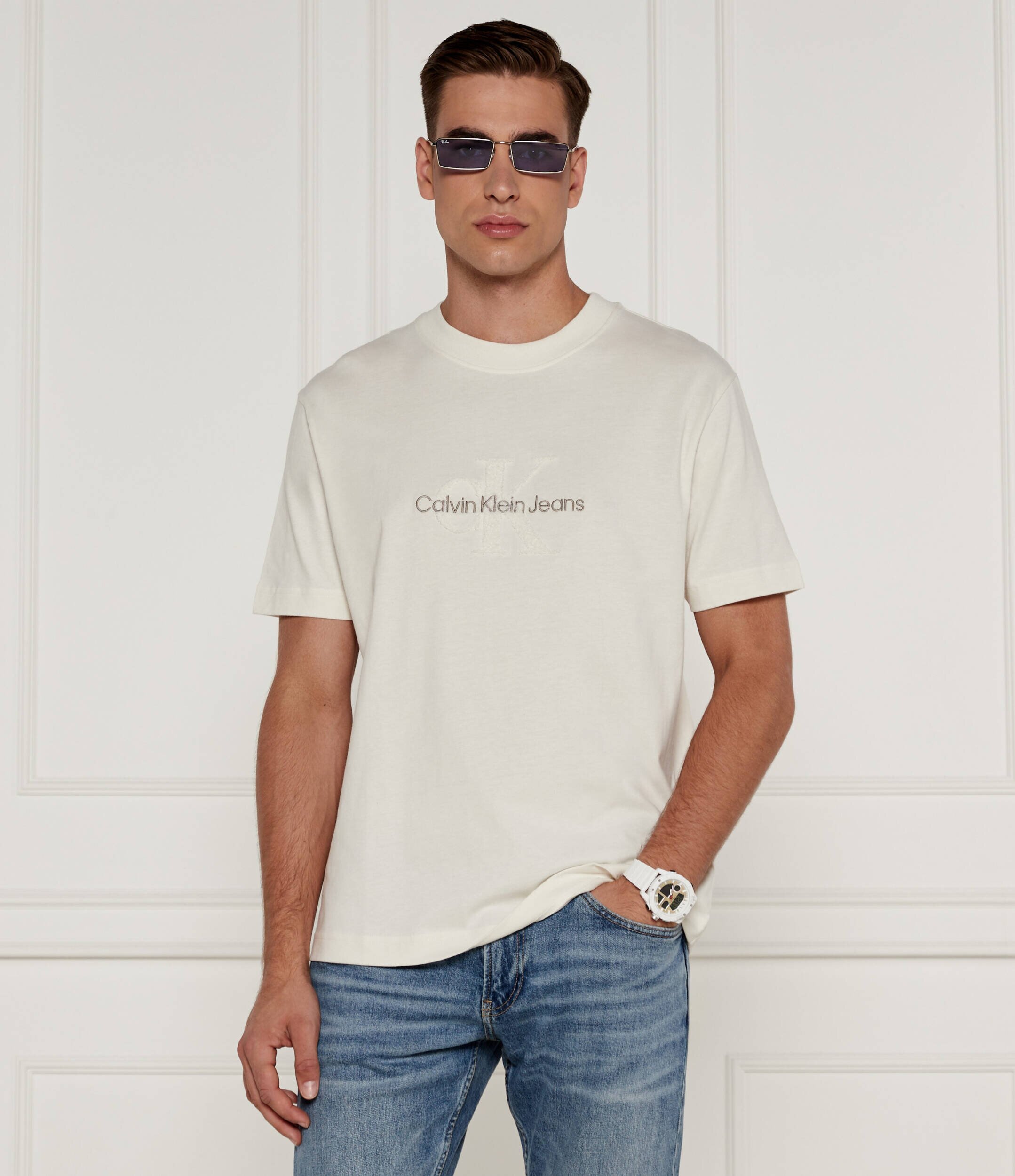 Calvin Klein Jeans Tricou Chenille | regular fit