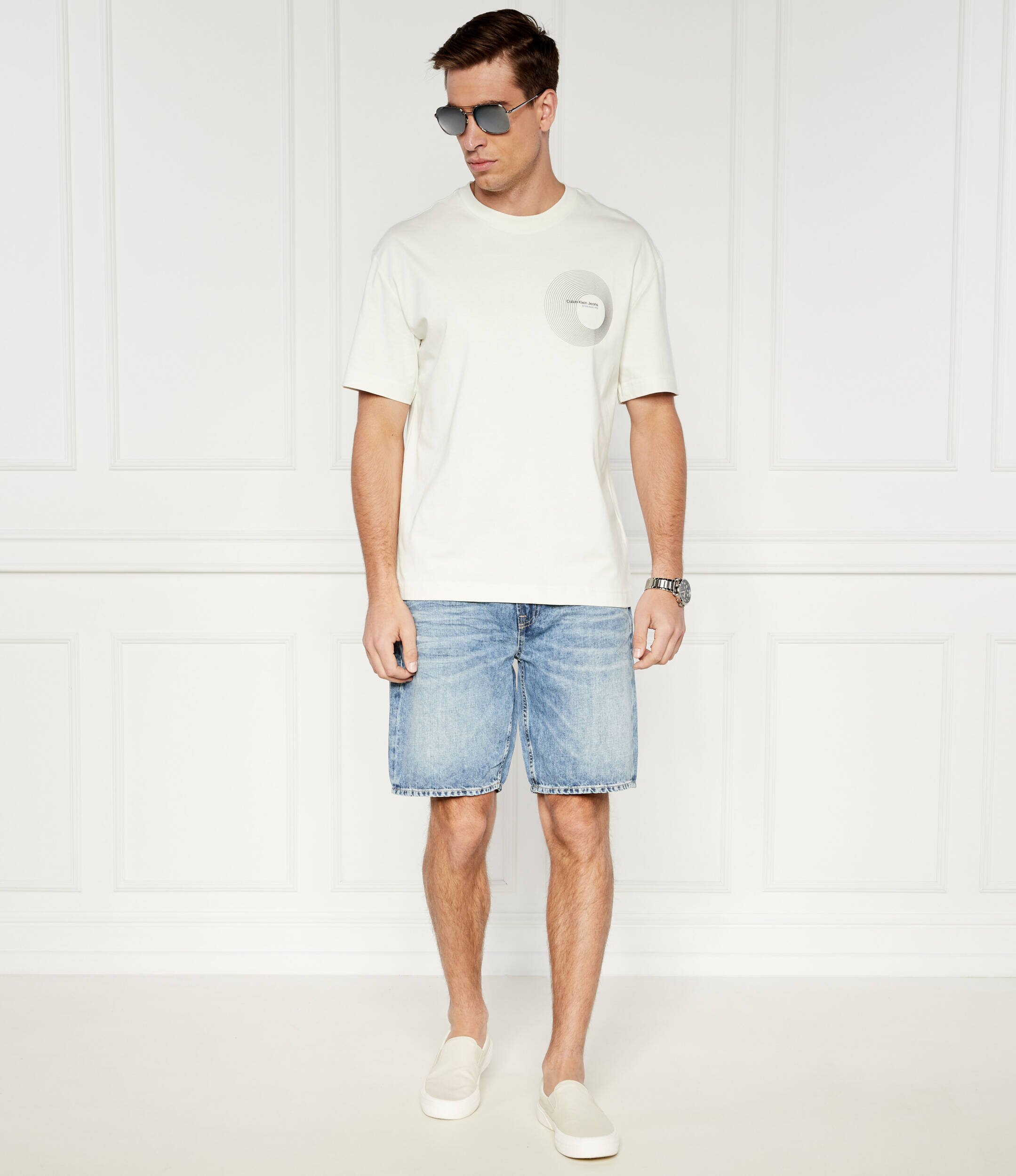 Calvin Klein Jeans Tricou CIRCLE FREQUENCY | Regular Fit