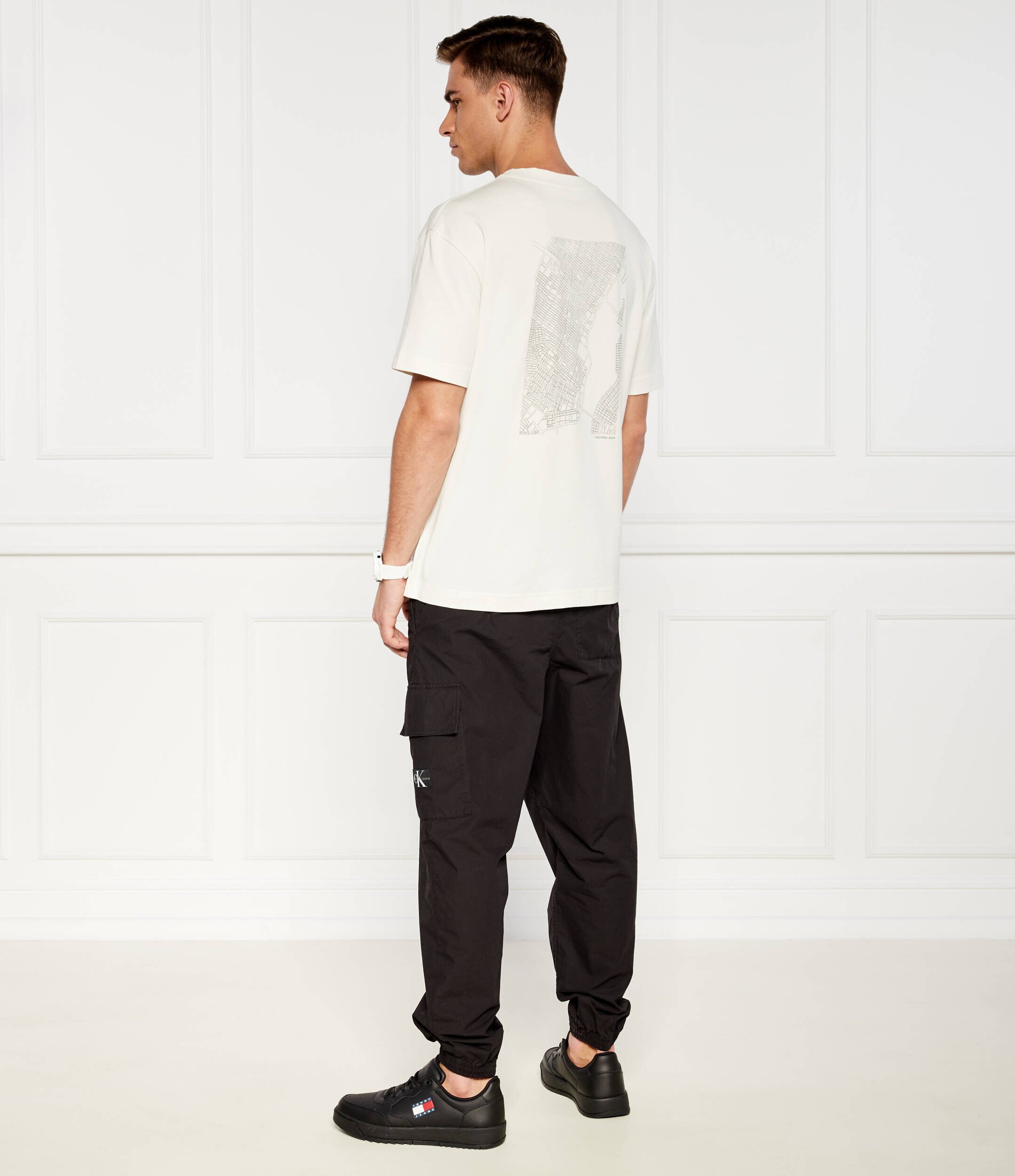 Calvin Klein Jeans Tricou CITY GRID MAP | Regular Fit