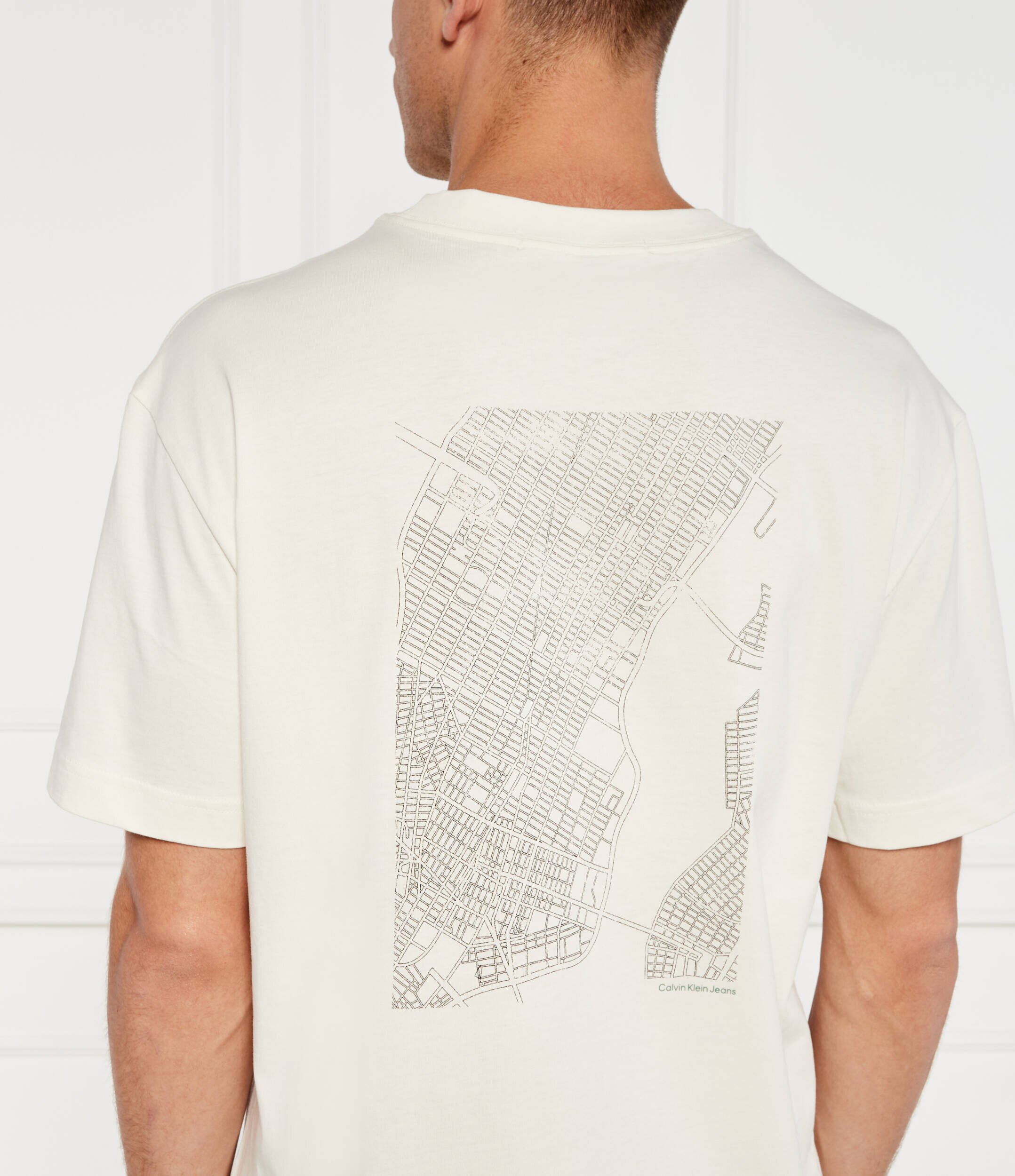 Calvin Klein Jeans Tricou CITY GRID MAP | Regular Fit