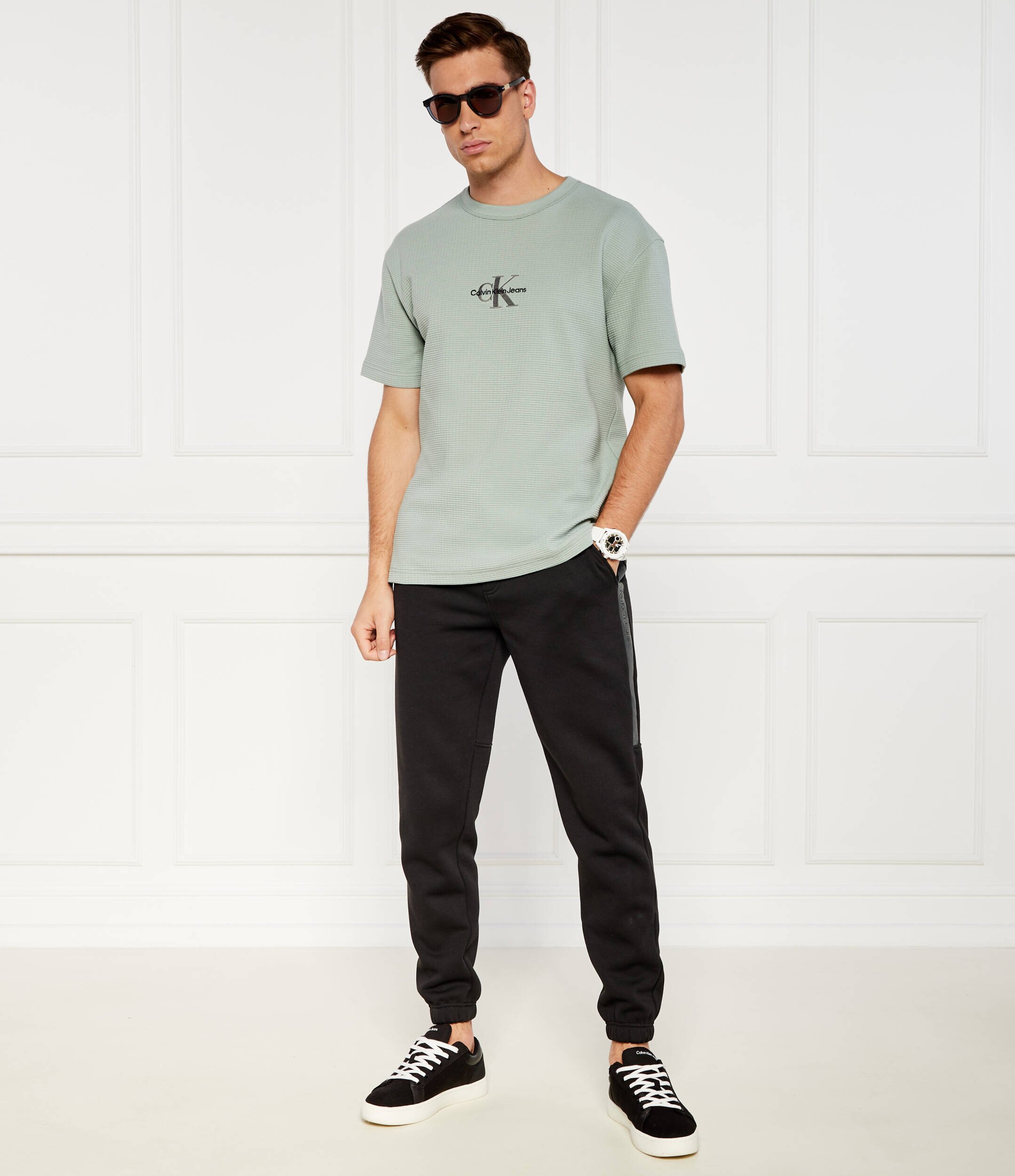 Calvin Klein Jeans Tricou CITY GRID | Regular Fit