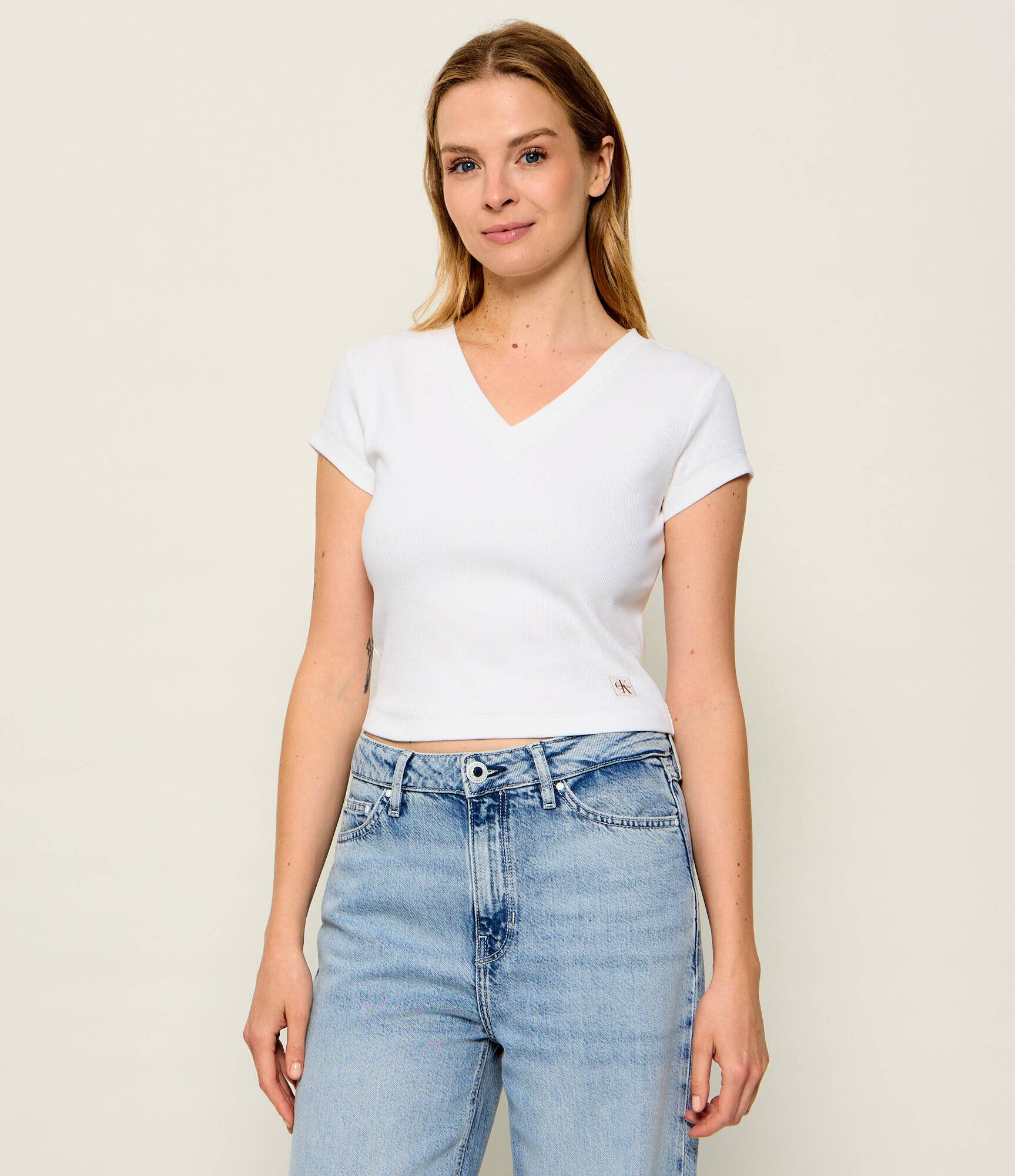 Calvin Klein Jeans Tricou | Cropped Fit