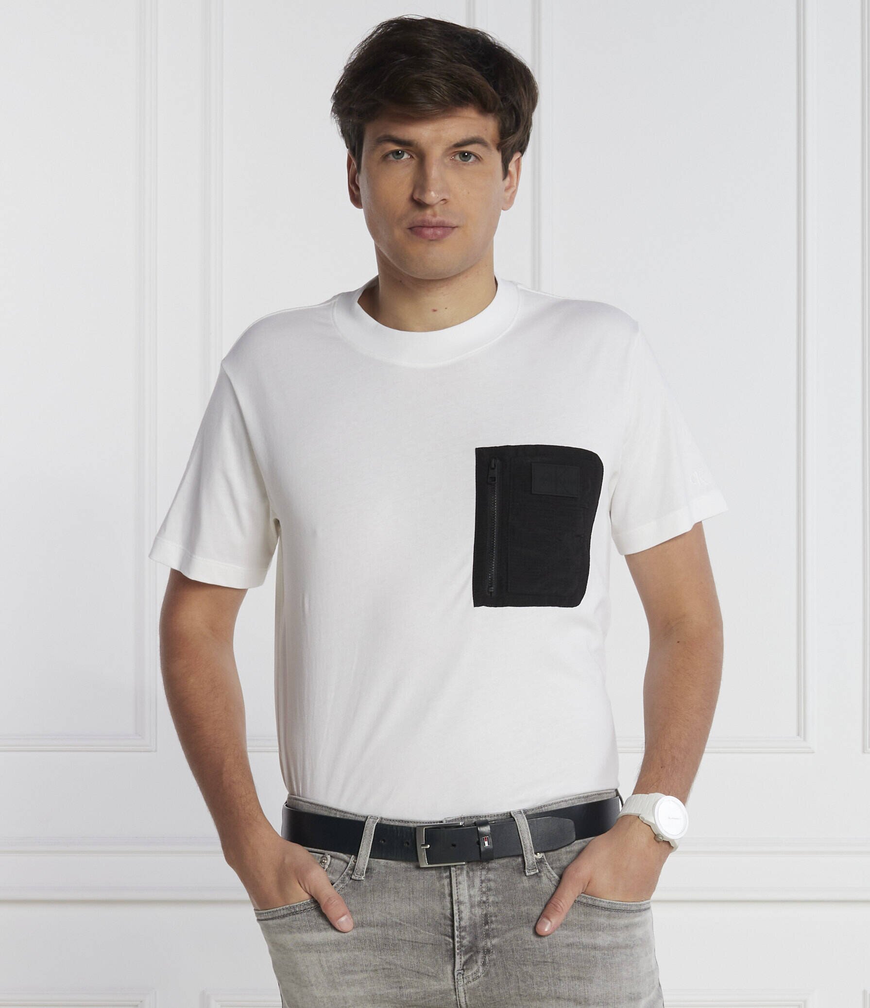 Calvin Klein Jeans Tricou MIX MEDIA | Regular Fit