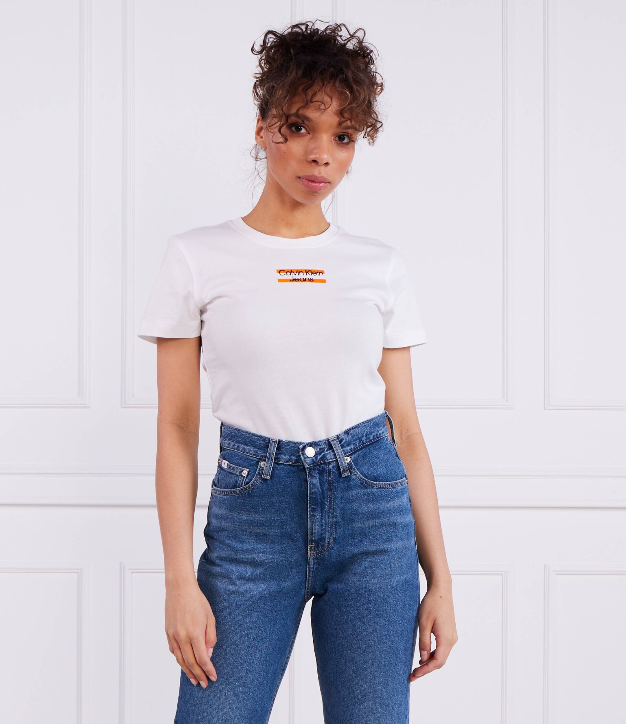 Calvin Klein Jeans Tricou STRIPE LOGO | Regular Fit