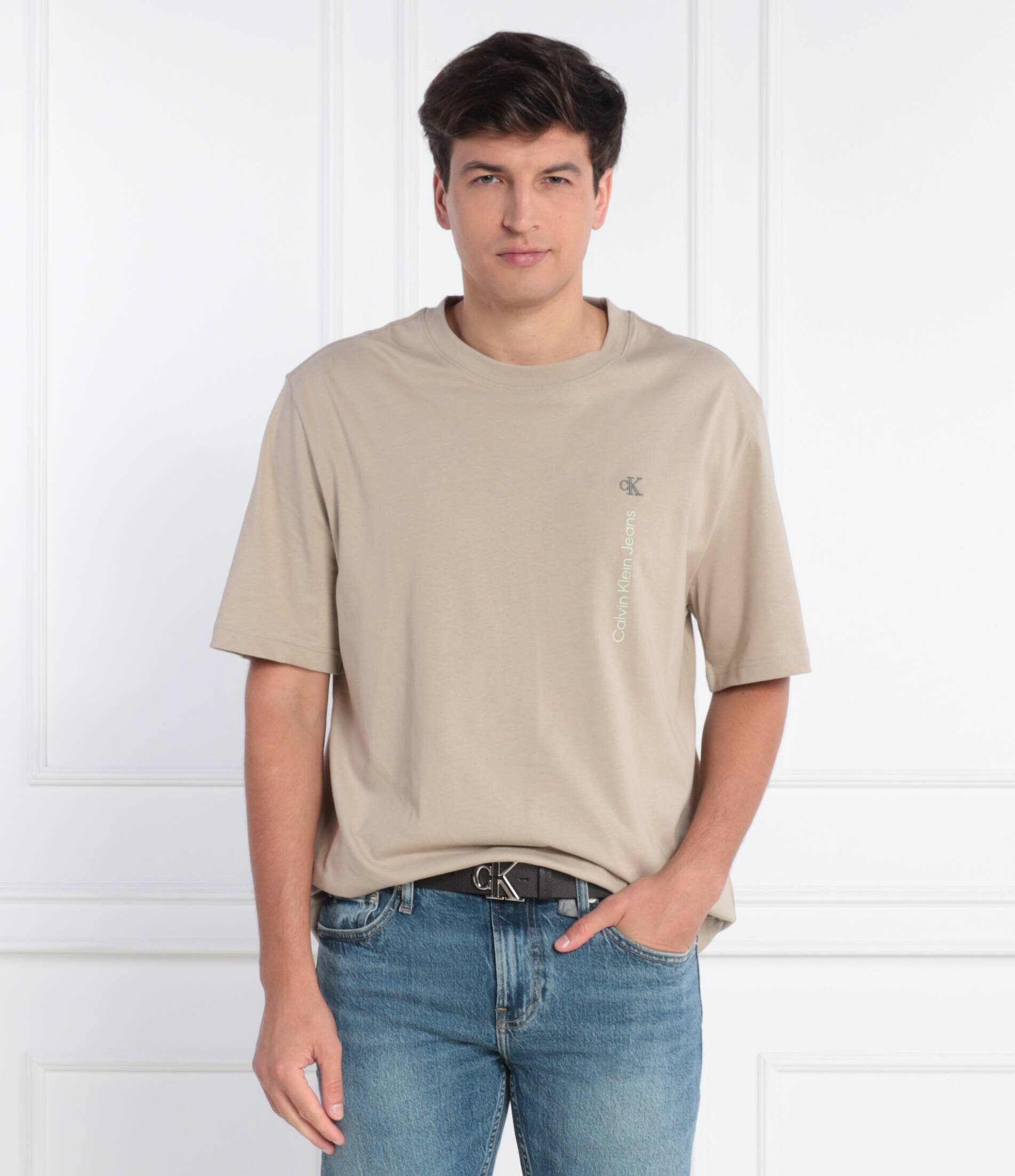 Calvin Klein Jeans Tricou VERTICAL INSTITUTIONAL | Relaxed fit