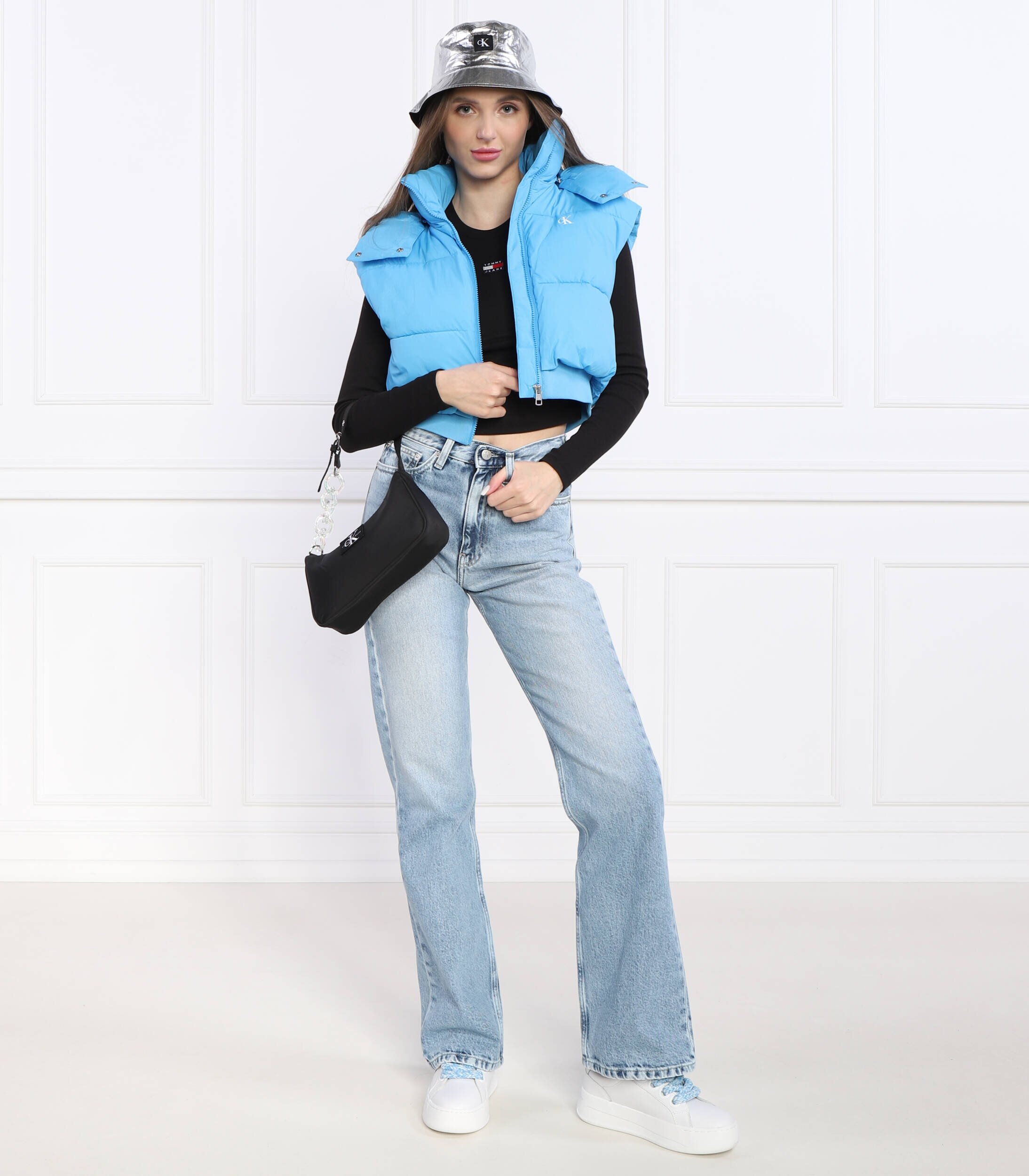 Calvin Klein Jeans Vestă LIGHTWEIGHT | Cropped Fit