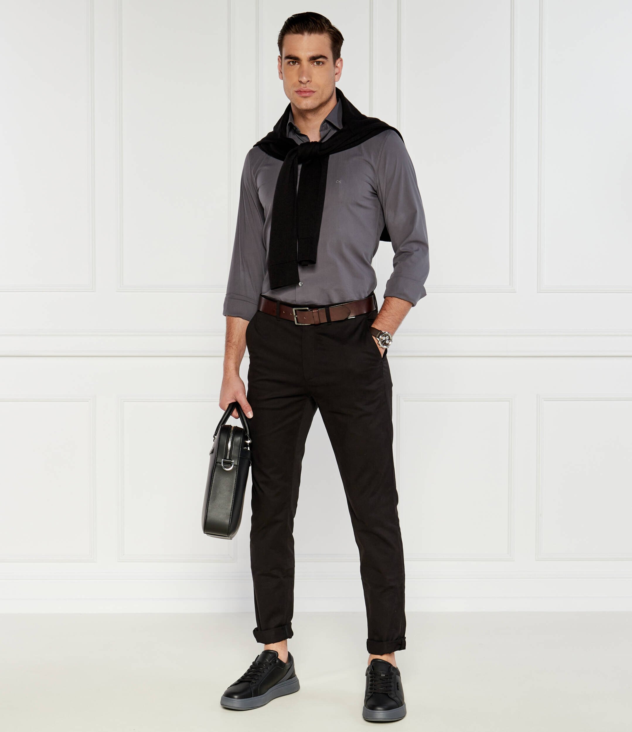 Calvin Klein Pantaloni chino MODERN TWILL | Slim Fit