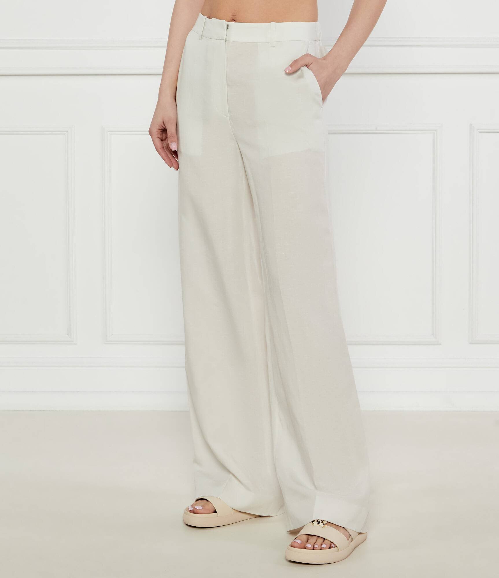 Calvin Klein Pantaloni | flare fit | cu adaos de in