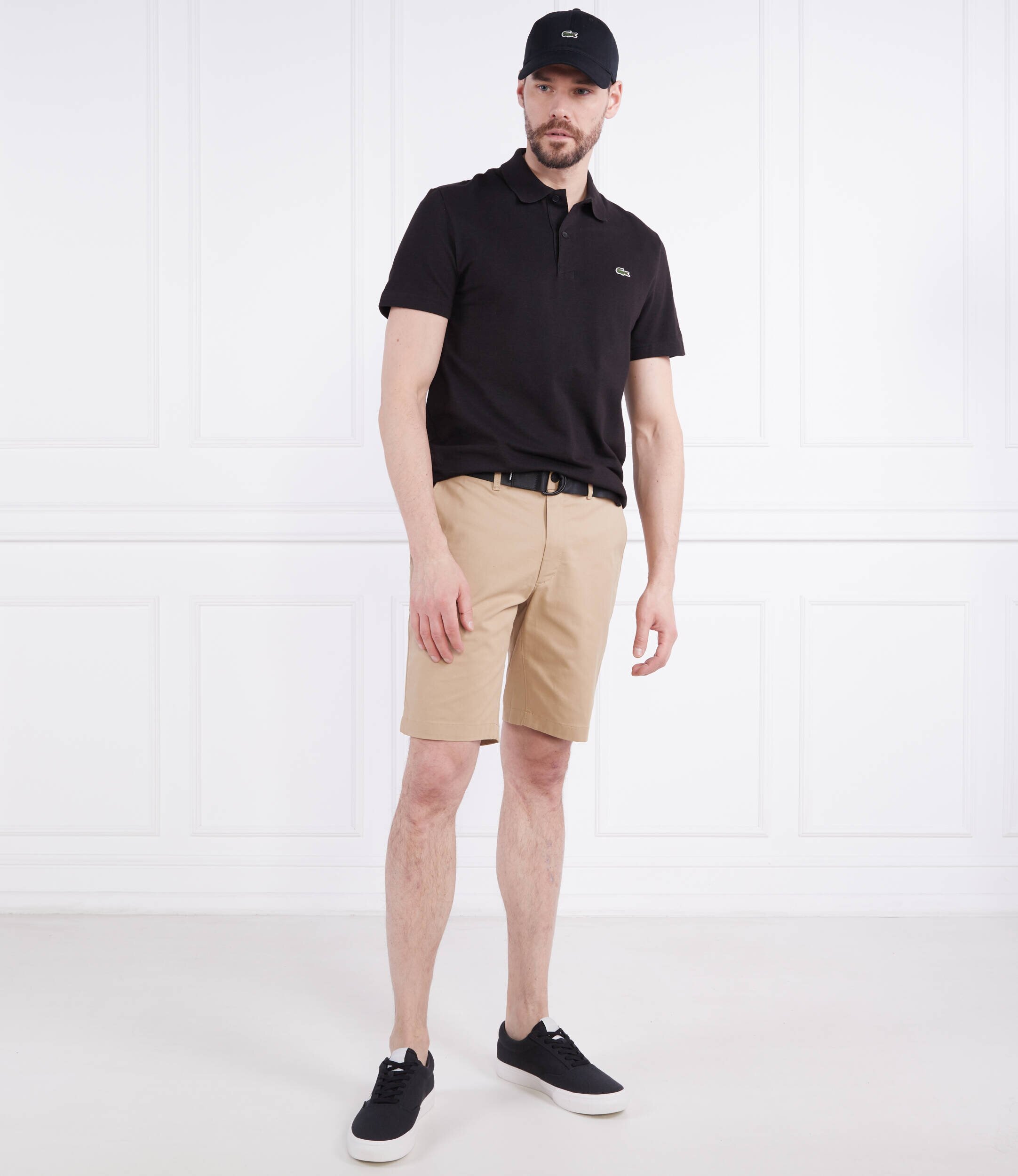 Calvin Klein Pantaloni scurți chino + curea MODERN TWILL | Slim Fit