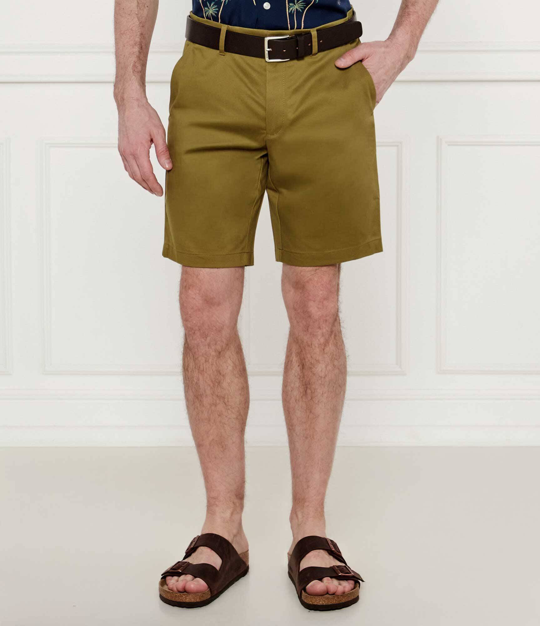 Calvin Klein Pantaloni scurți chino SATEEN | Slim Fit | stretch