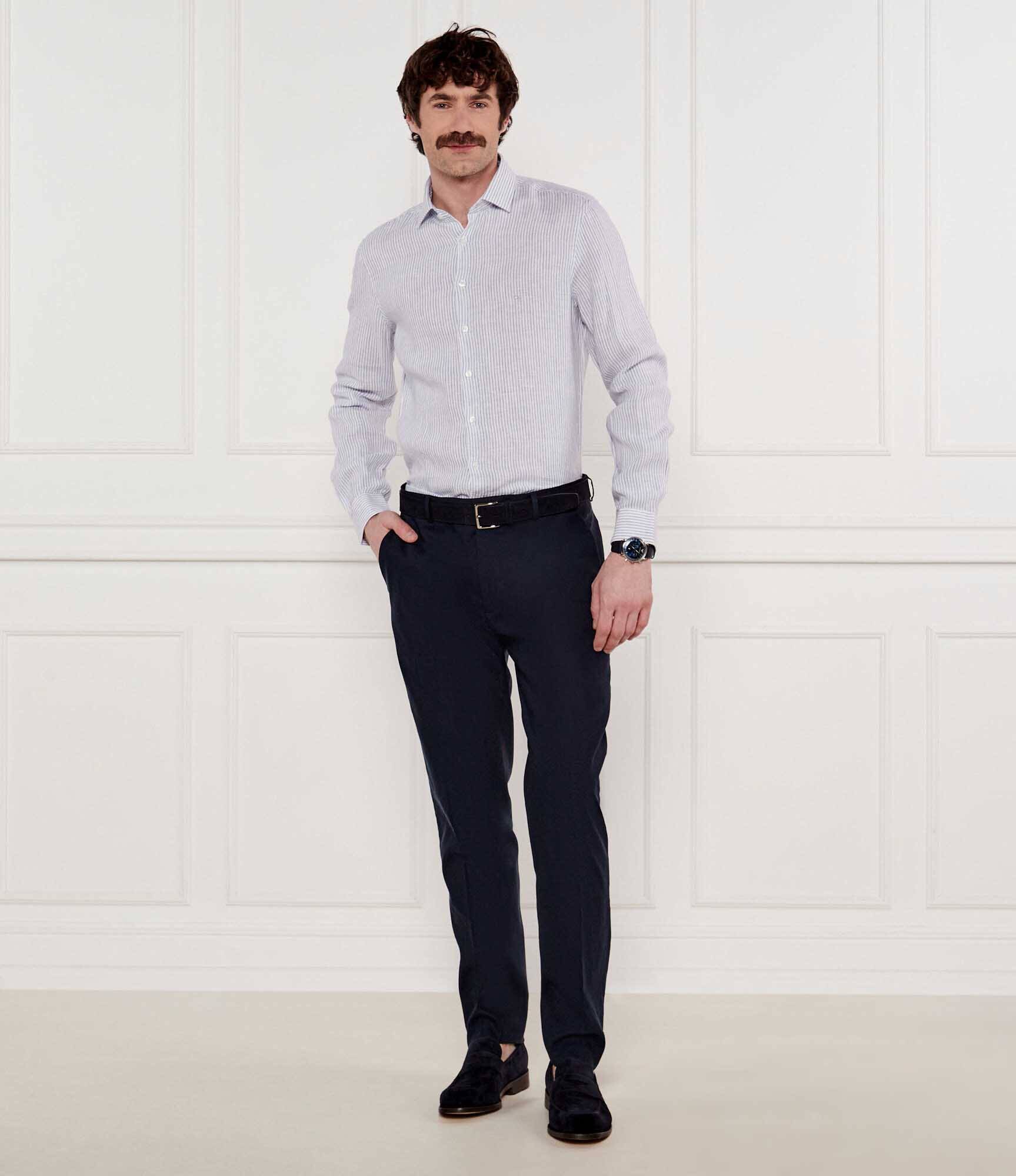 Calvin Klein Pantaloni | Tapered fit | cu adaos de in