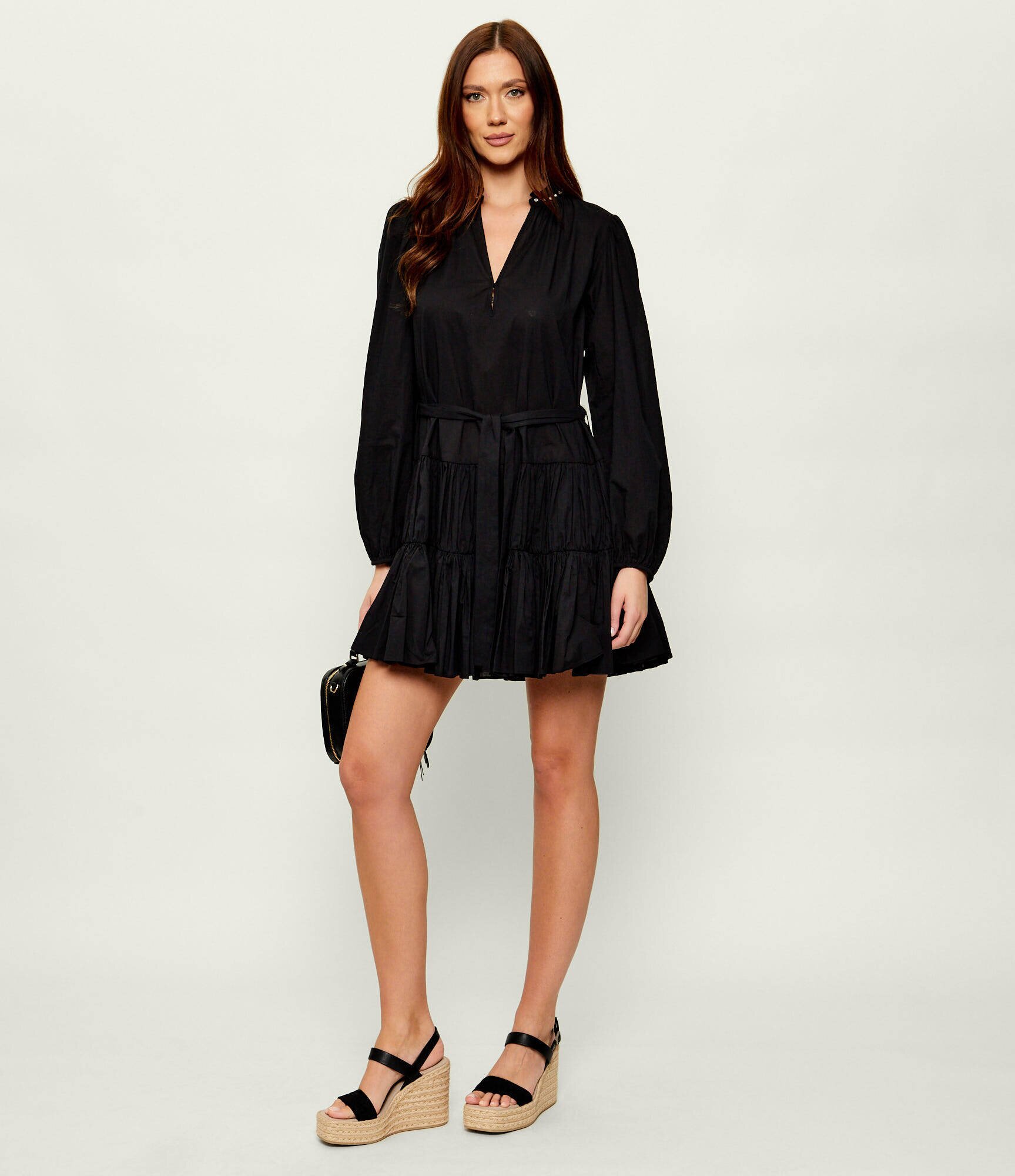 Calvin Klein Platforme cu adaos de piele