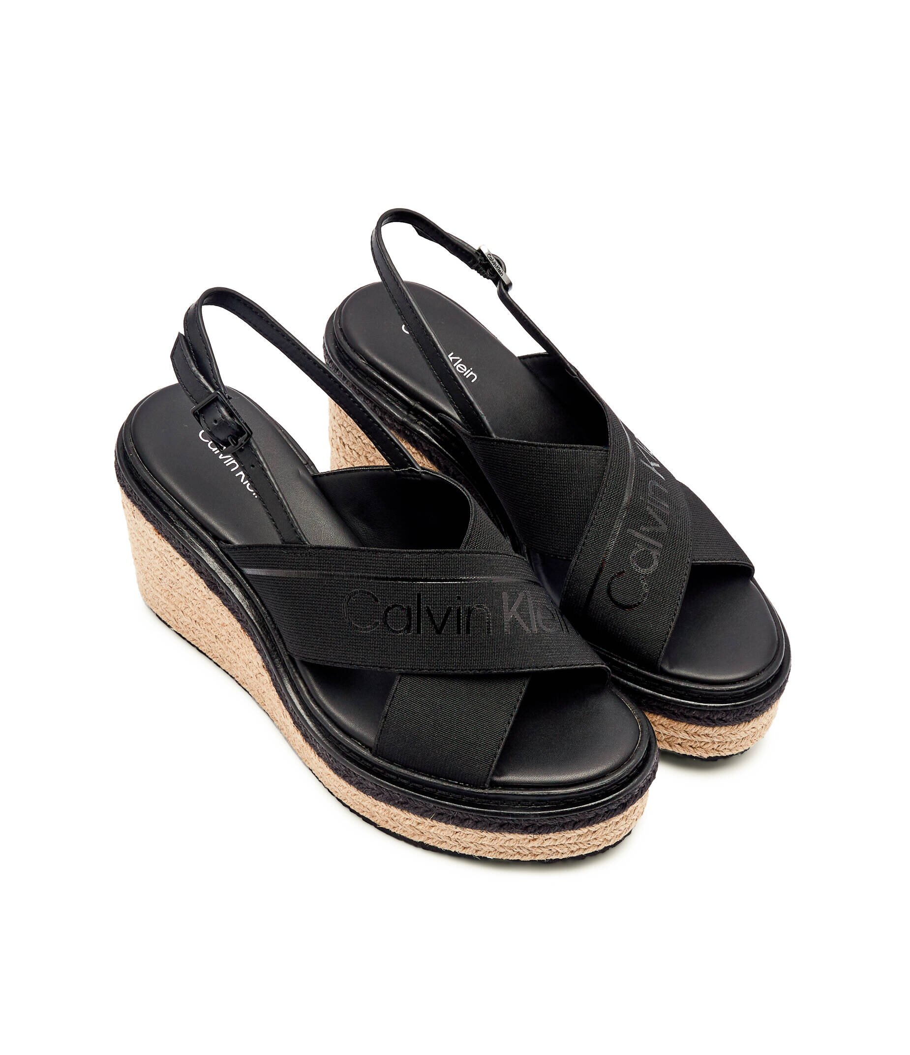 Calvin Klein Platforme cu adaos de piele