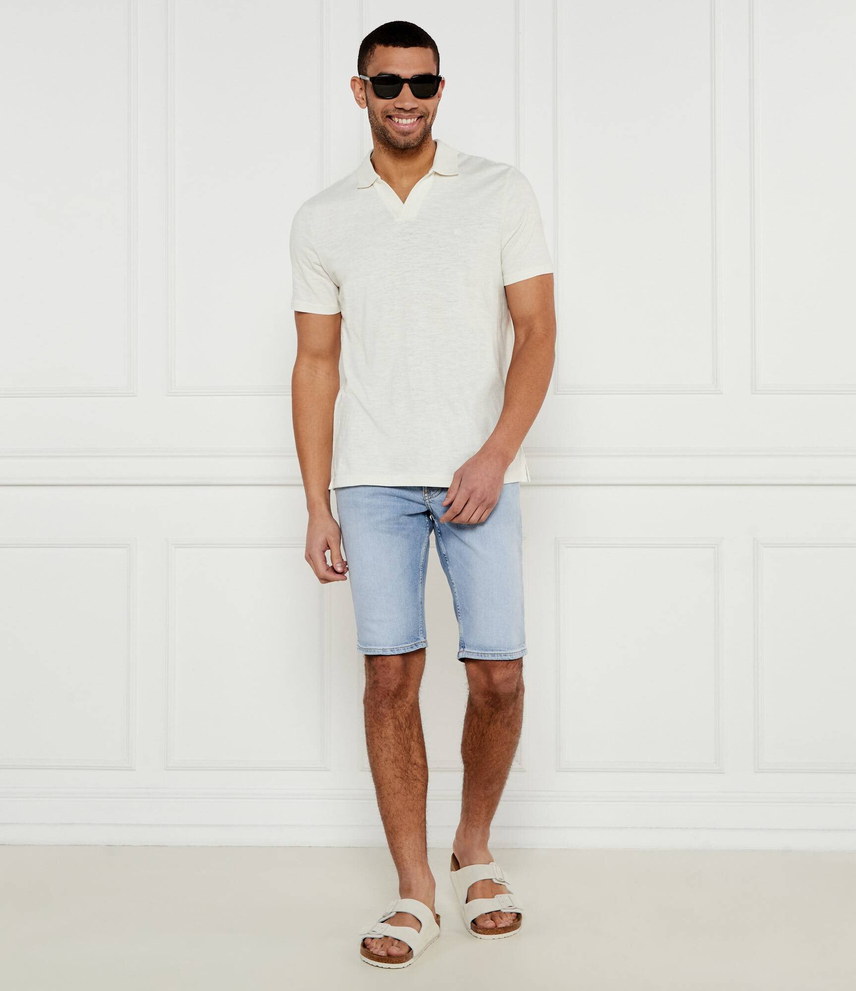 Calvin Klein Polo | Regular Fit | cu adaos de in