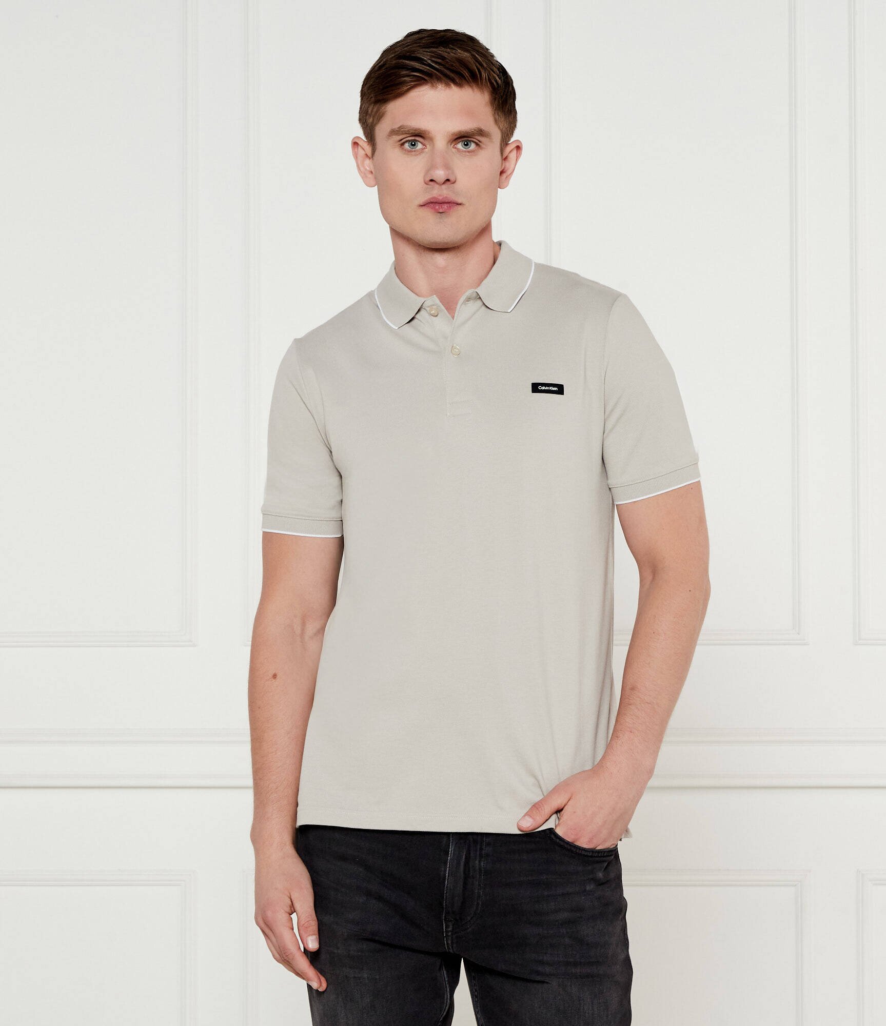 Calvin Klein Polo | Slim Fit | stretch pique