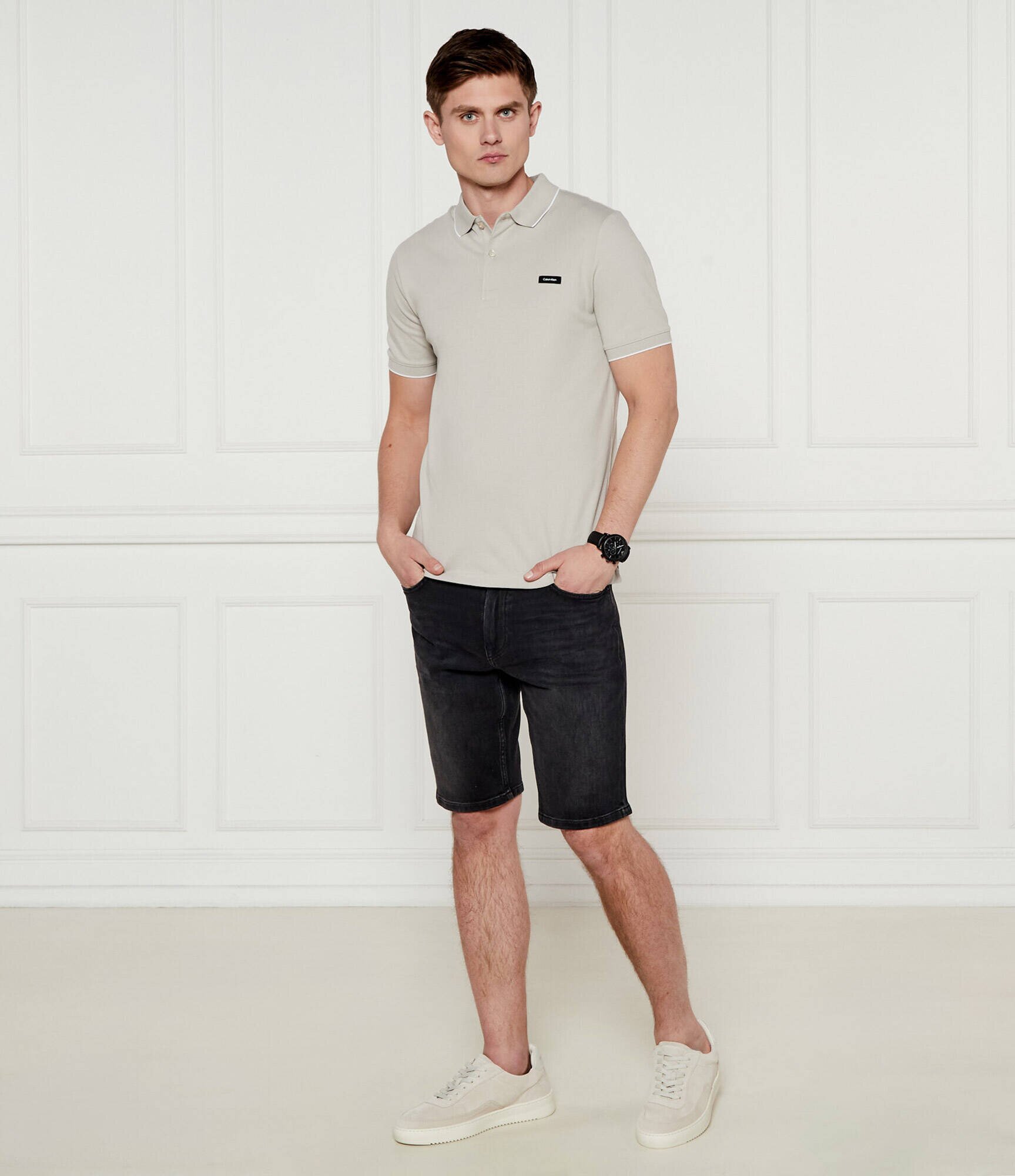 Calvin Klein Polo | Slim Fit | stretch pique