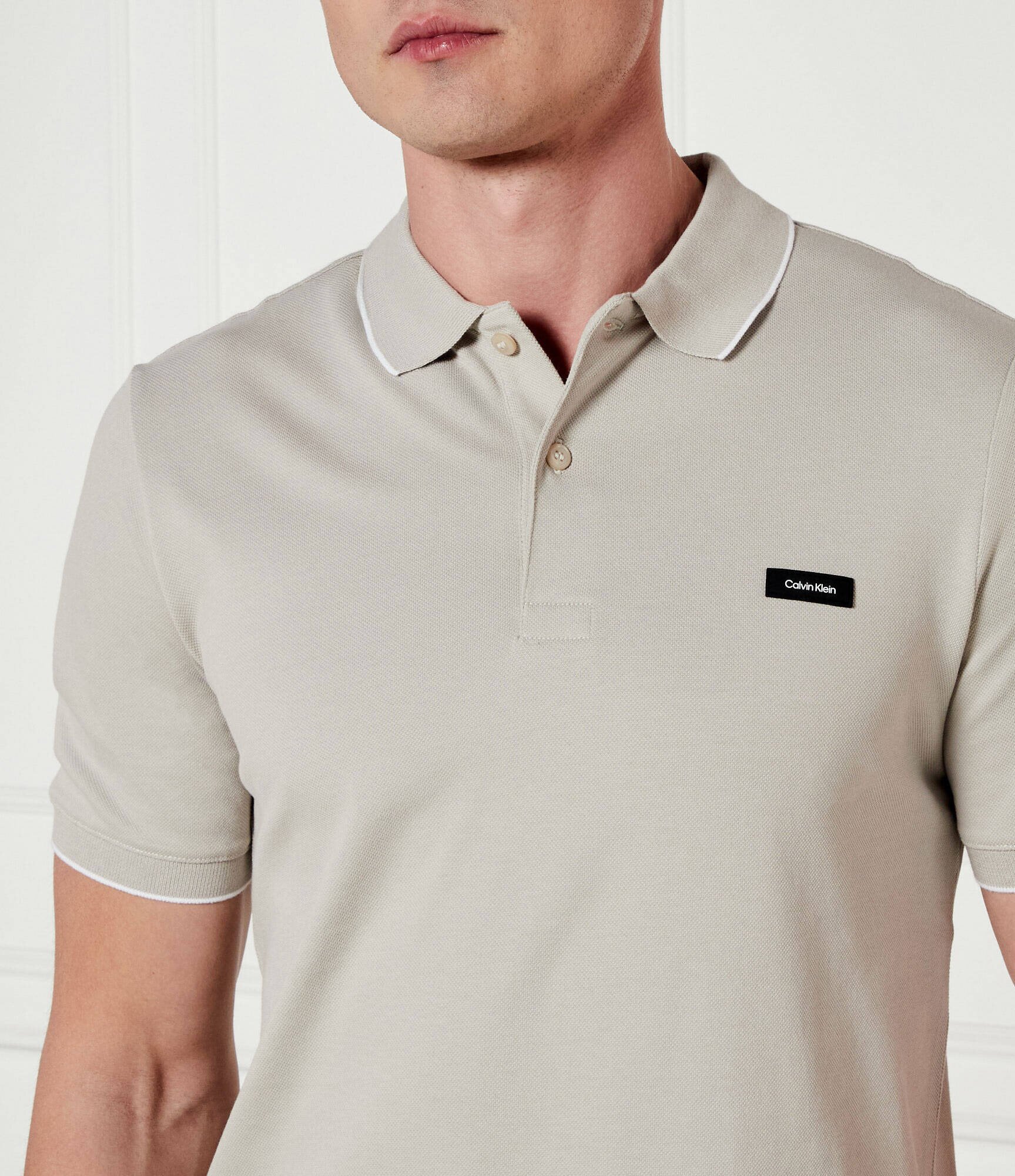 Calvin Klein Polo | Slim Fit | stretch pique