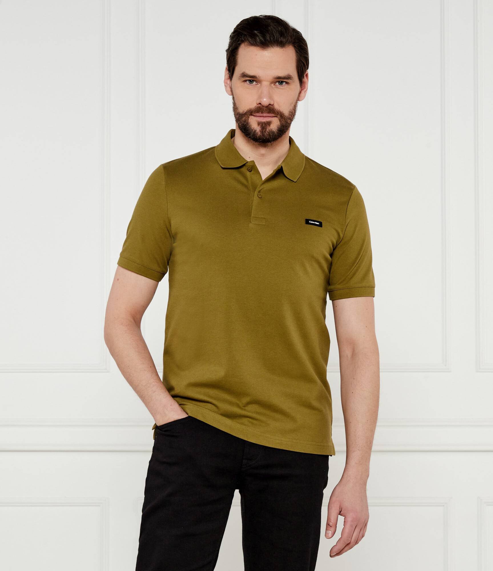 Calvin Klein Polo | Slim Fit | stretch pique