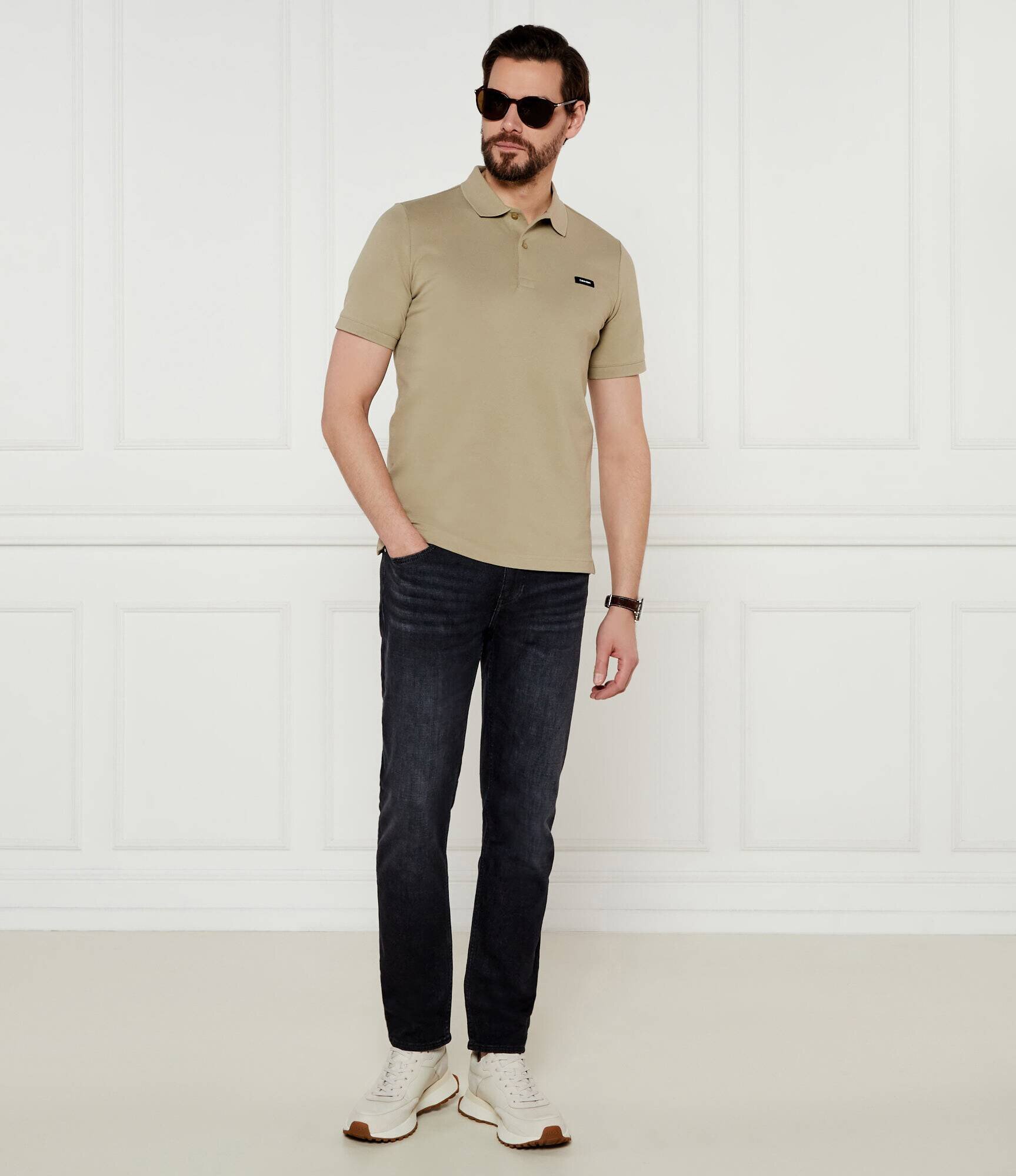 Calvin Klein Polo | Slim Fit | stretch pique