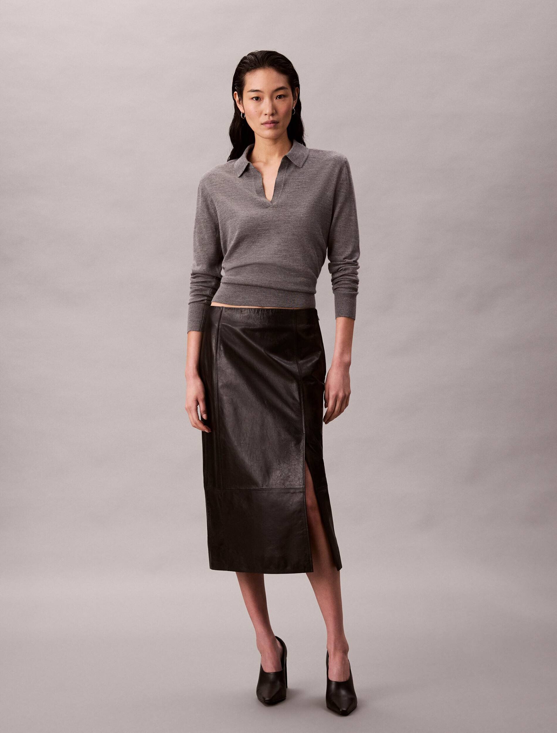 Calvin Klein Pulover | Relaxed fit cu adaos de lână