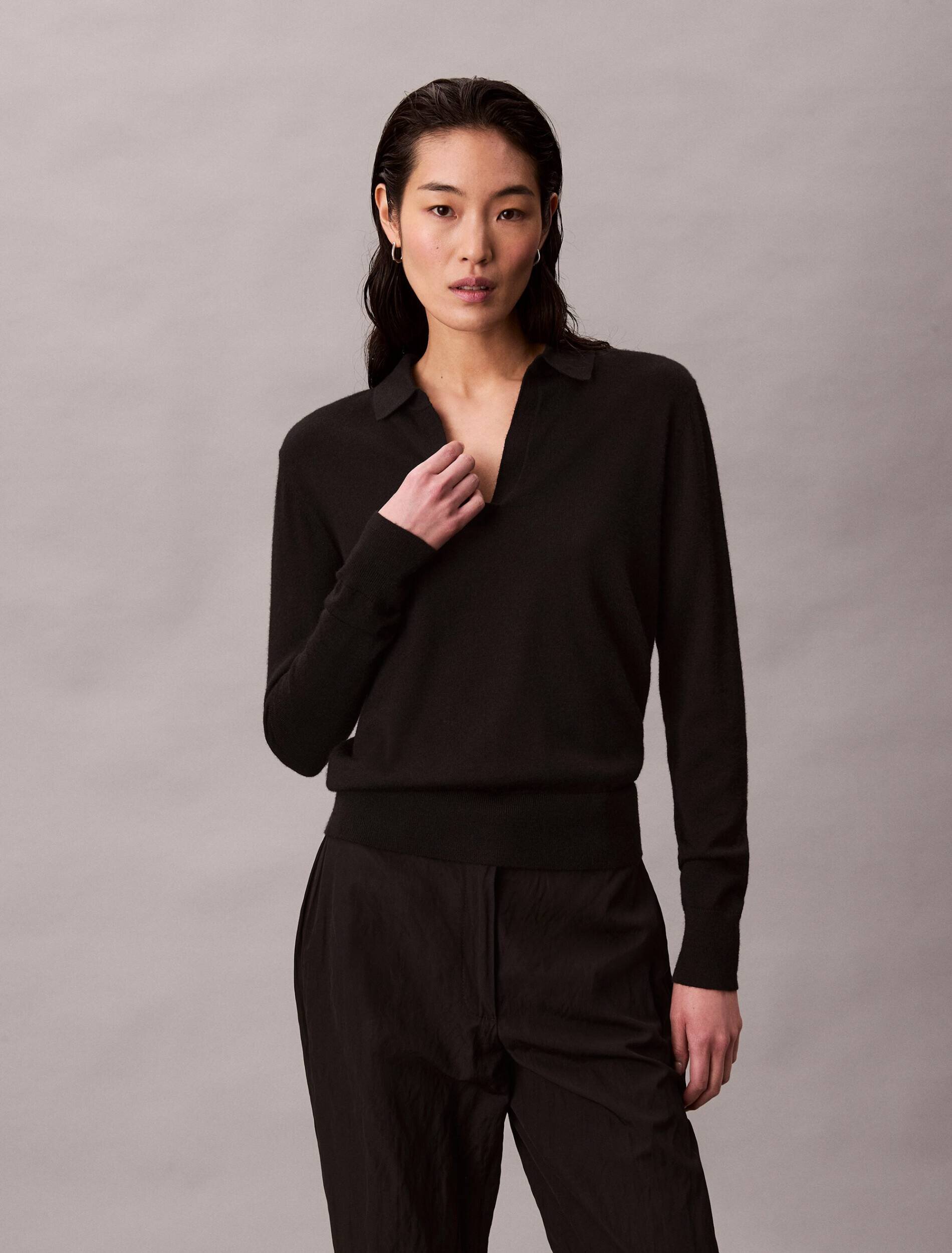 Calvin Klein Pulover | Relaxed fit cu adaos de lână