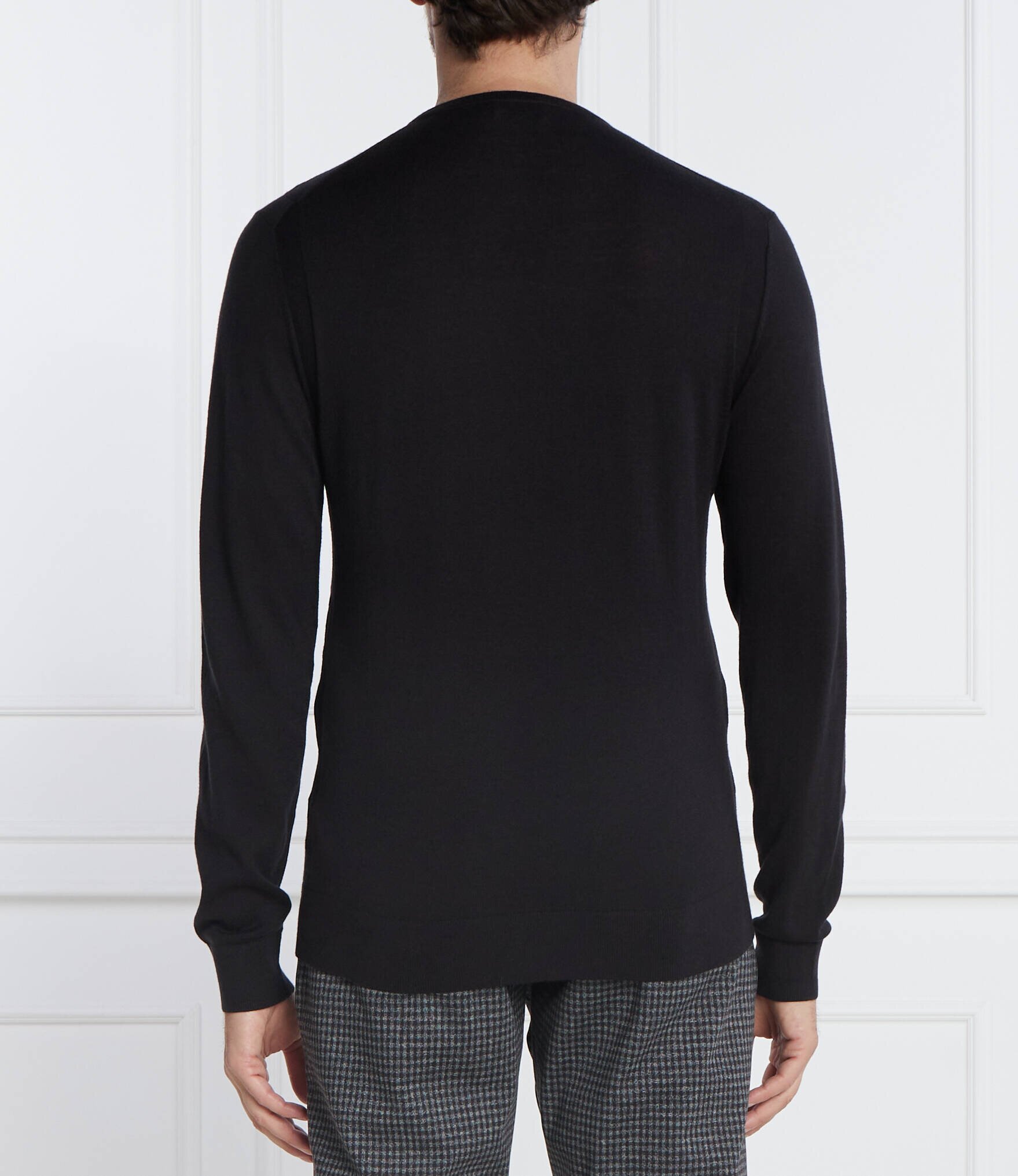 Calvin Klein Pulover SILK BLEND CN | Slim Fit cu adaos de mătase