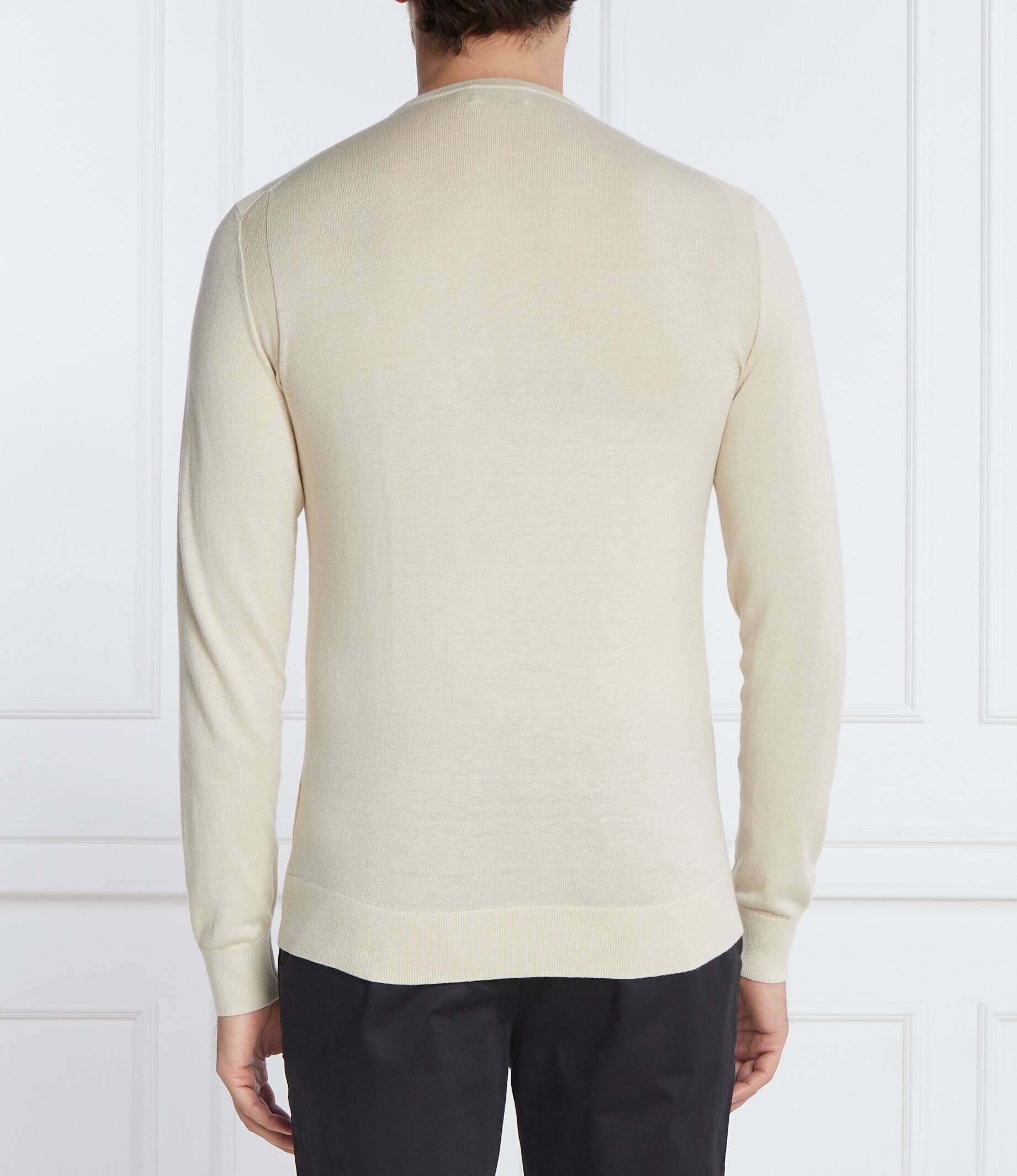 Calvin Klein Pulover SILK BLEND CN | Slim Fit cu adaos de mătase