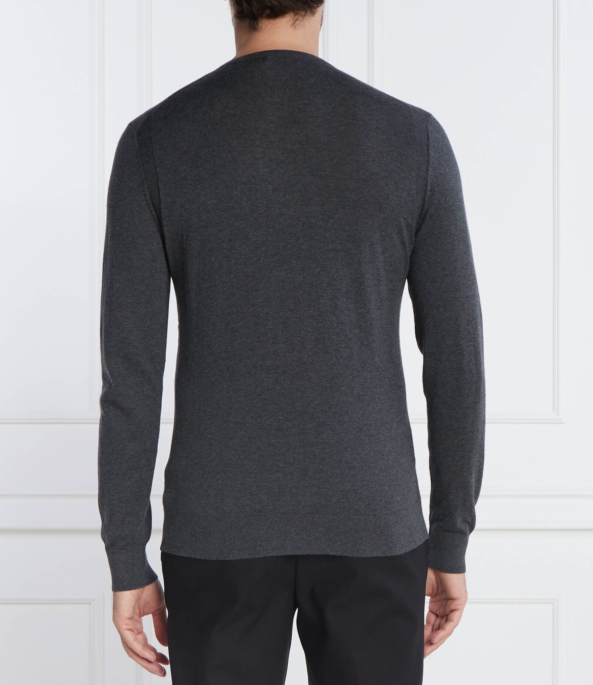 Calvin Klein Pulover SILK BLEND CN | Slim Fit cu adaos de mătase