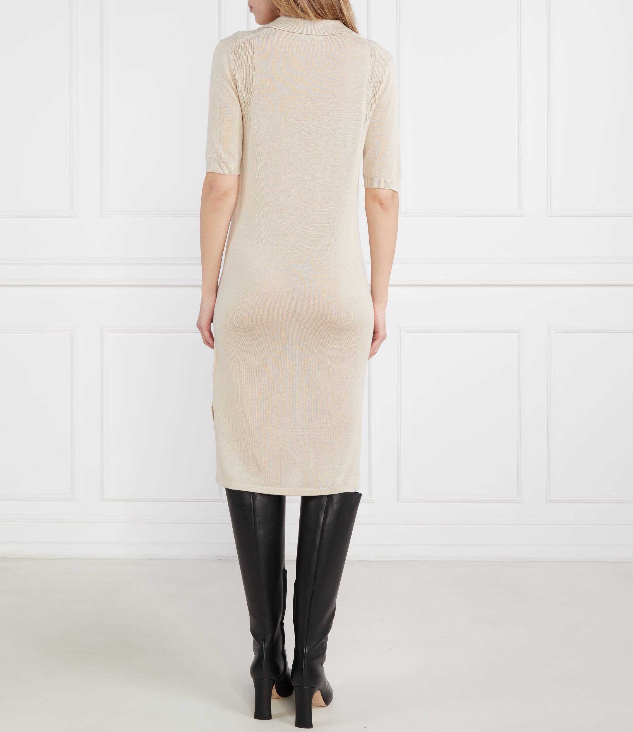 Calvin Klein Rochie cu adaos de lână