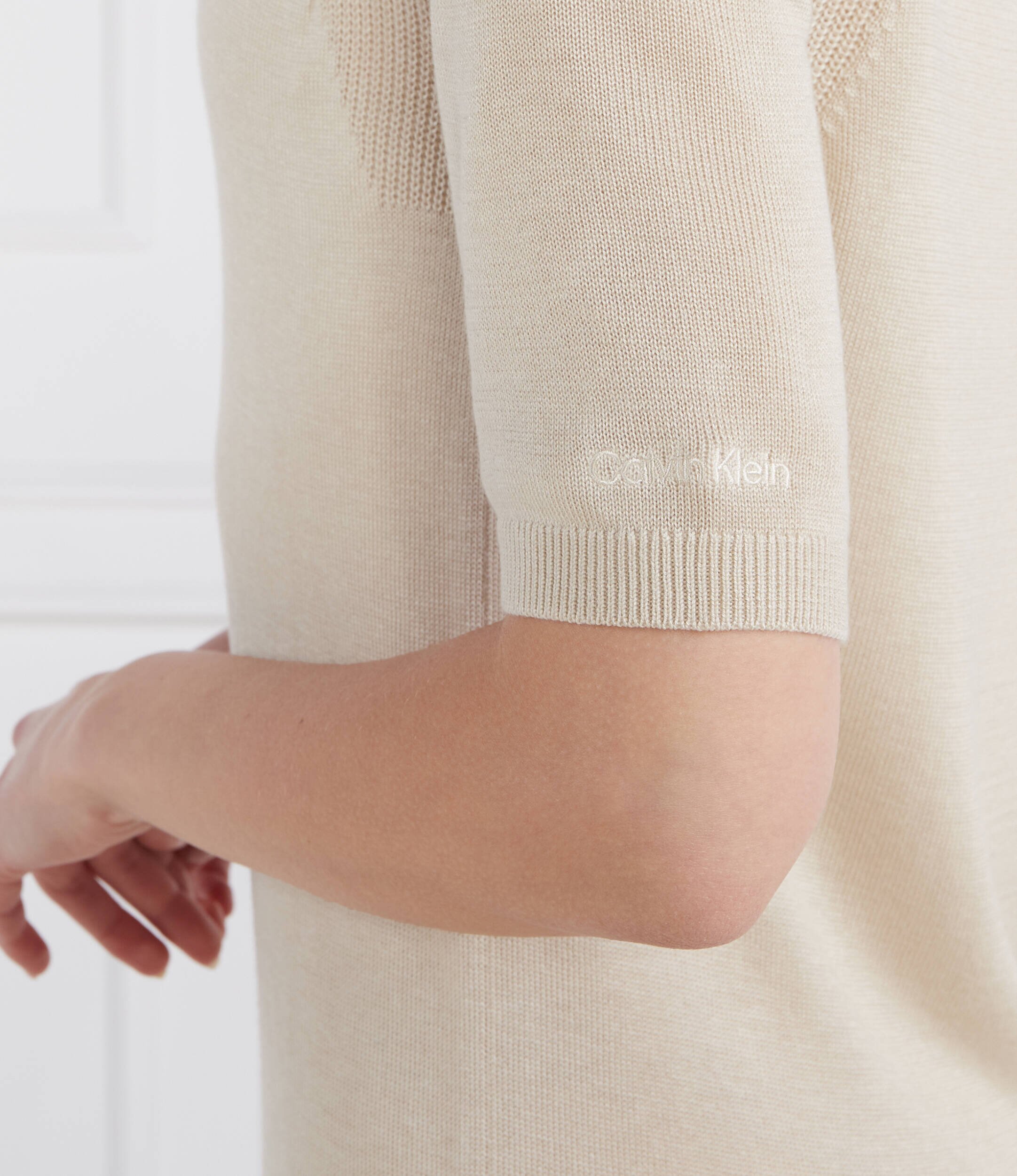 Calvin Klein Rochie cu adaos de lână