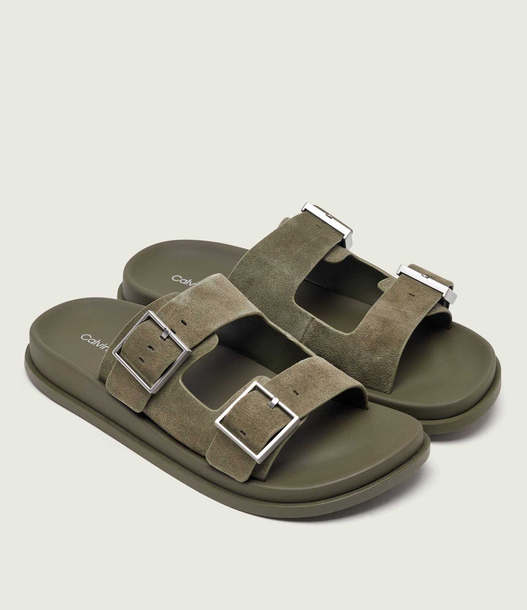 Calvin Klein Șlapi | piele întoarsă
