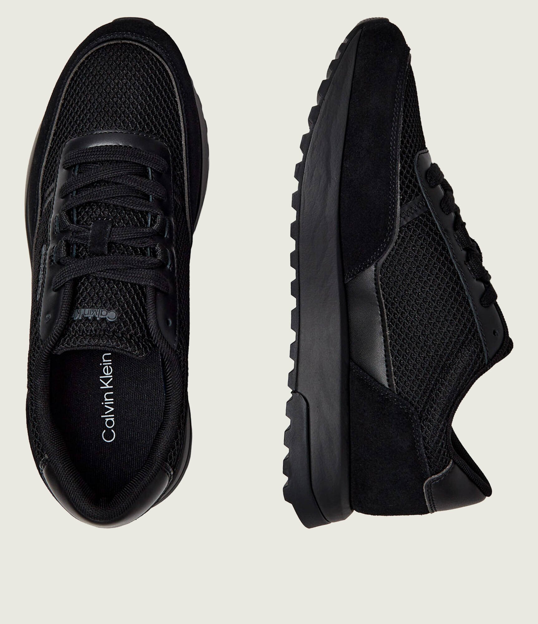 Calvin Klein Sneakers CITY RUNNER | piele întoarsă