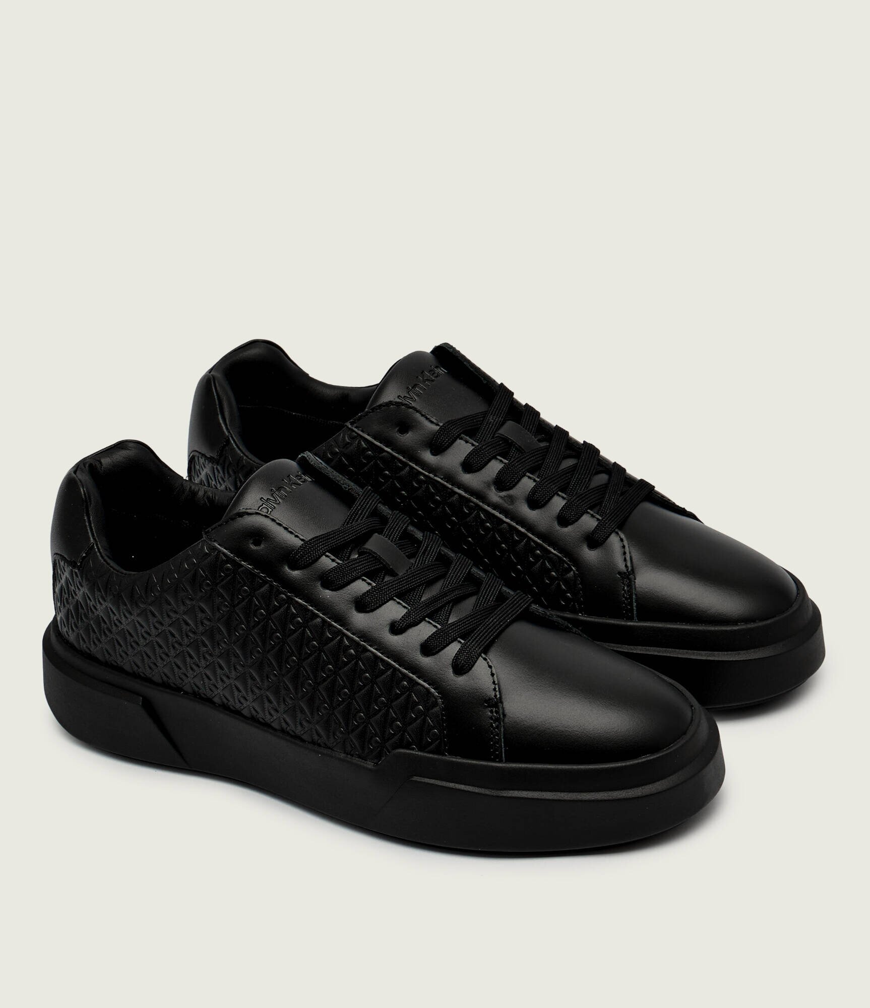 Calvin Klein Sneakers cu adaos de piele