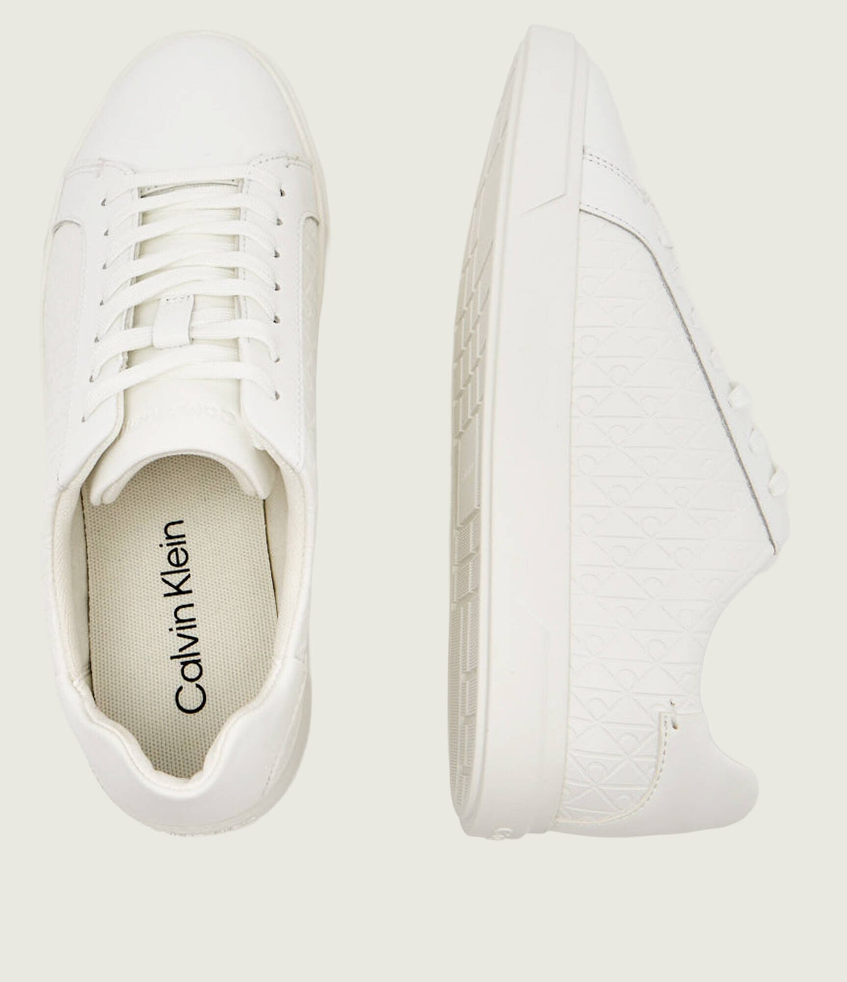 Calvin Klein Sneakers cu adaos de piele