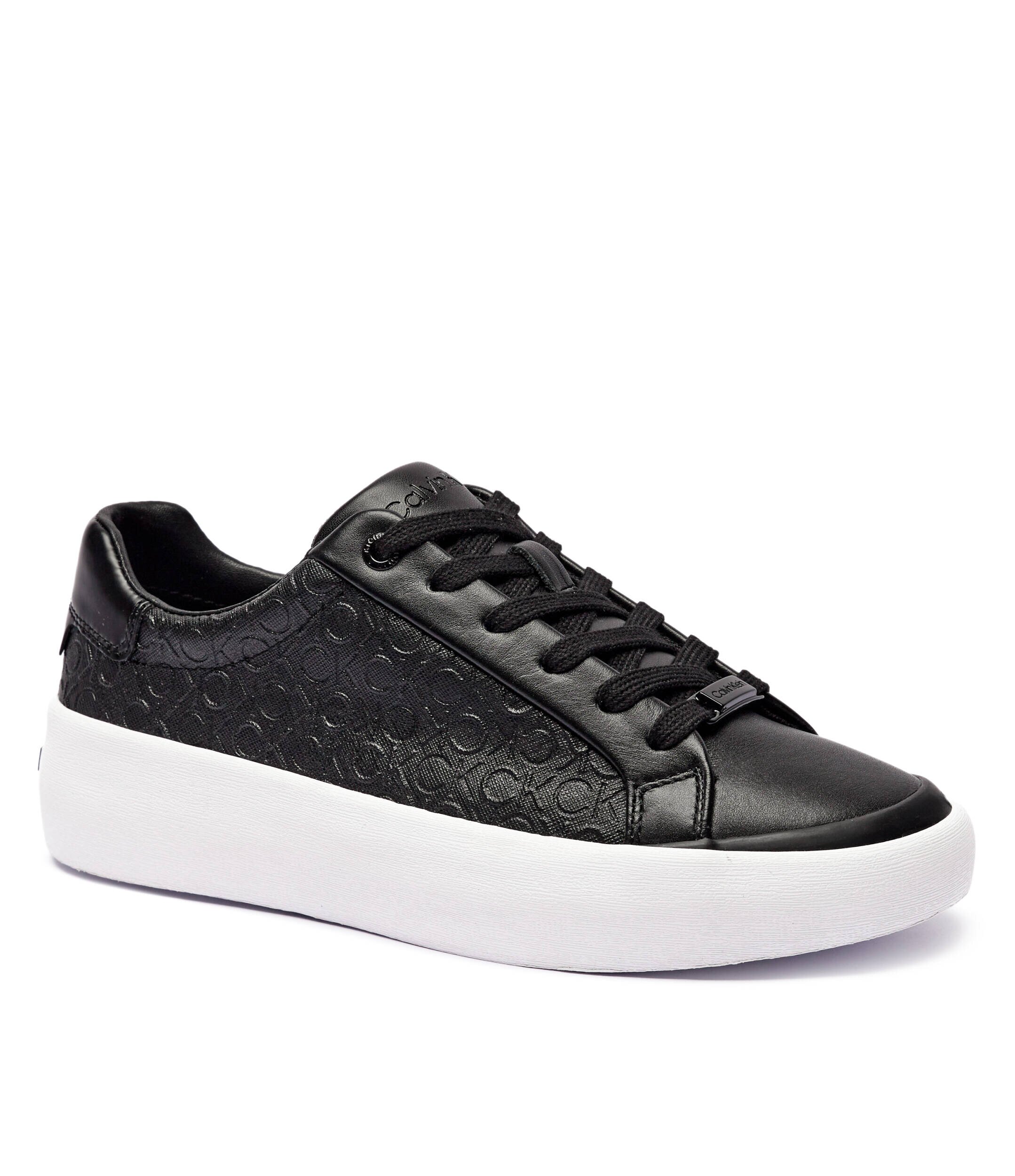 Calvin Klein Sneakers cu adaos de piele