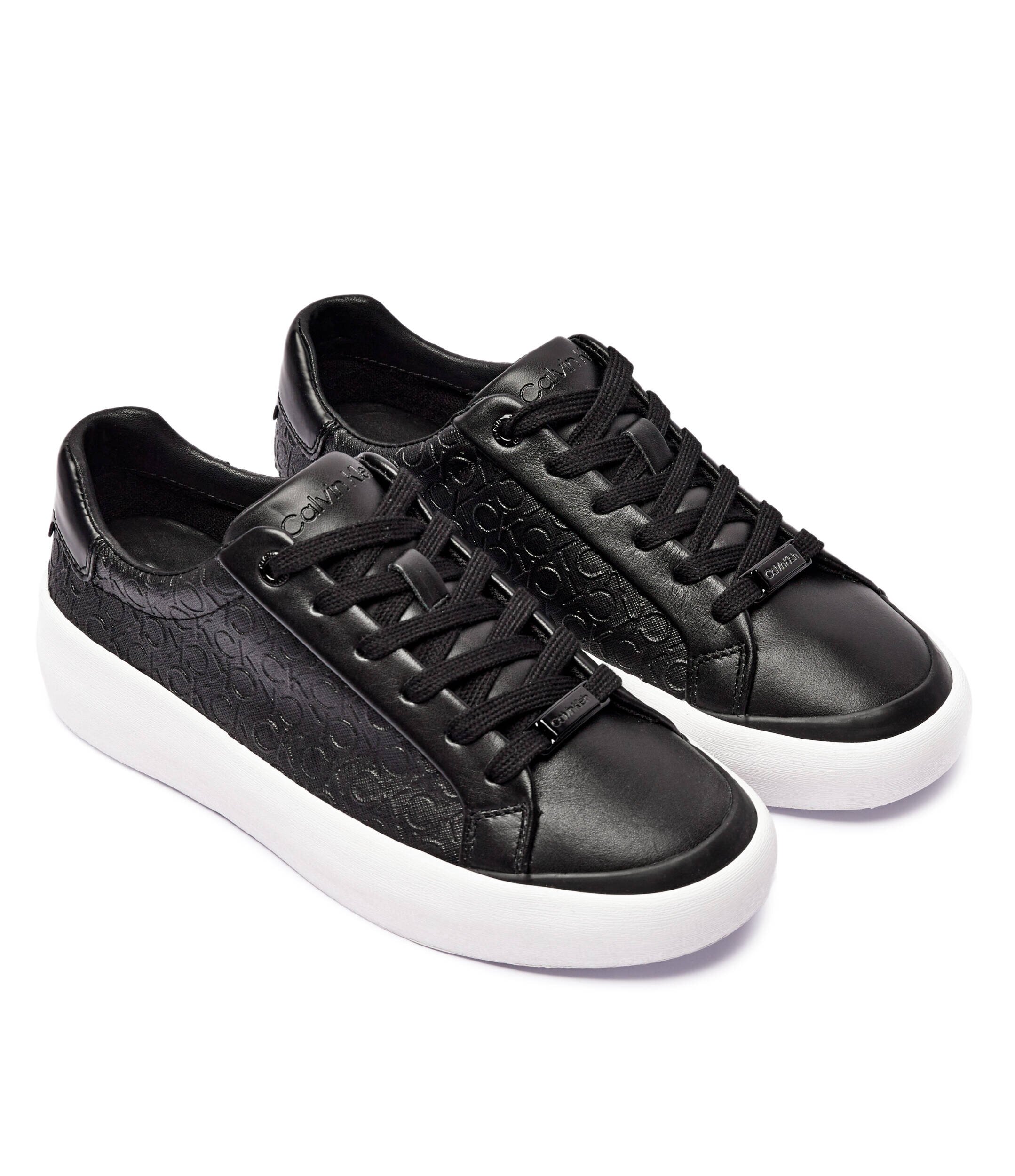 Calvin Klein Sneakers cu adaos de piele
