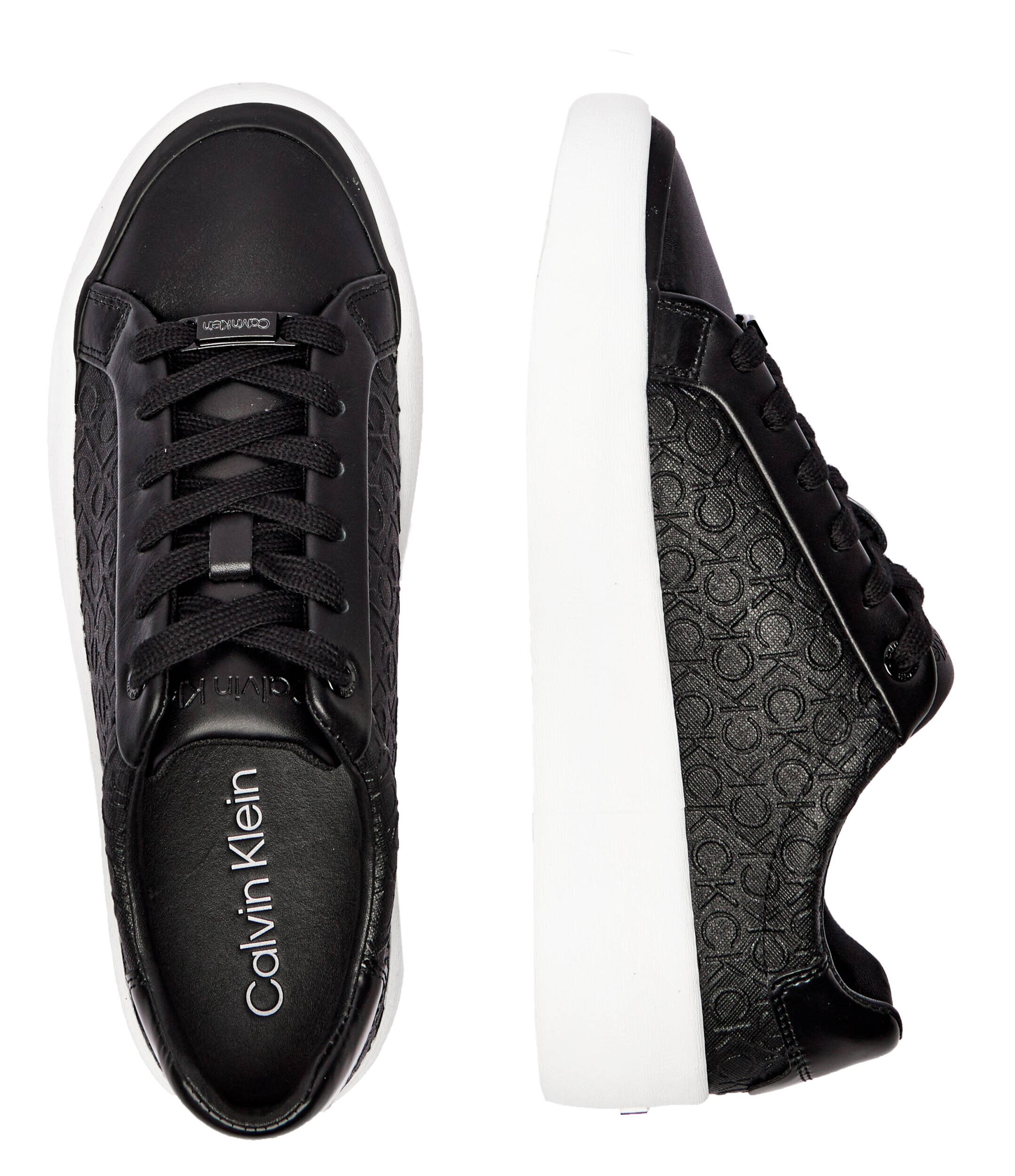 Calvin Klein Sneakers cu adaos de piele