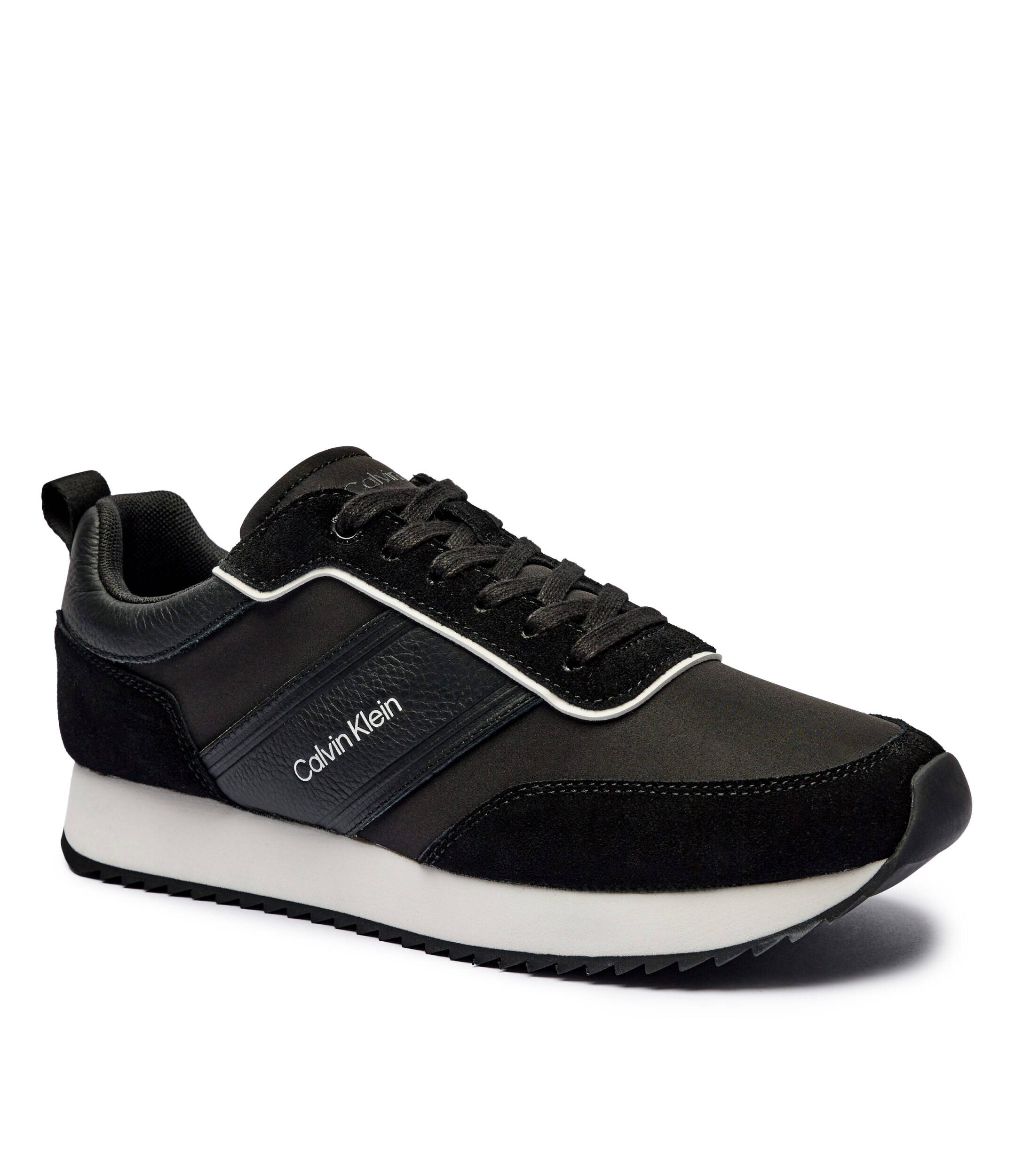 Calvin Klein Sneakers cu adaos de piele