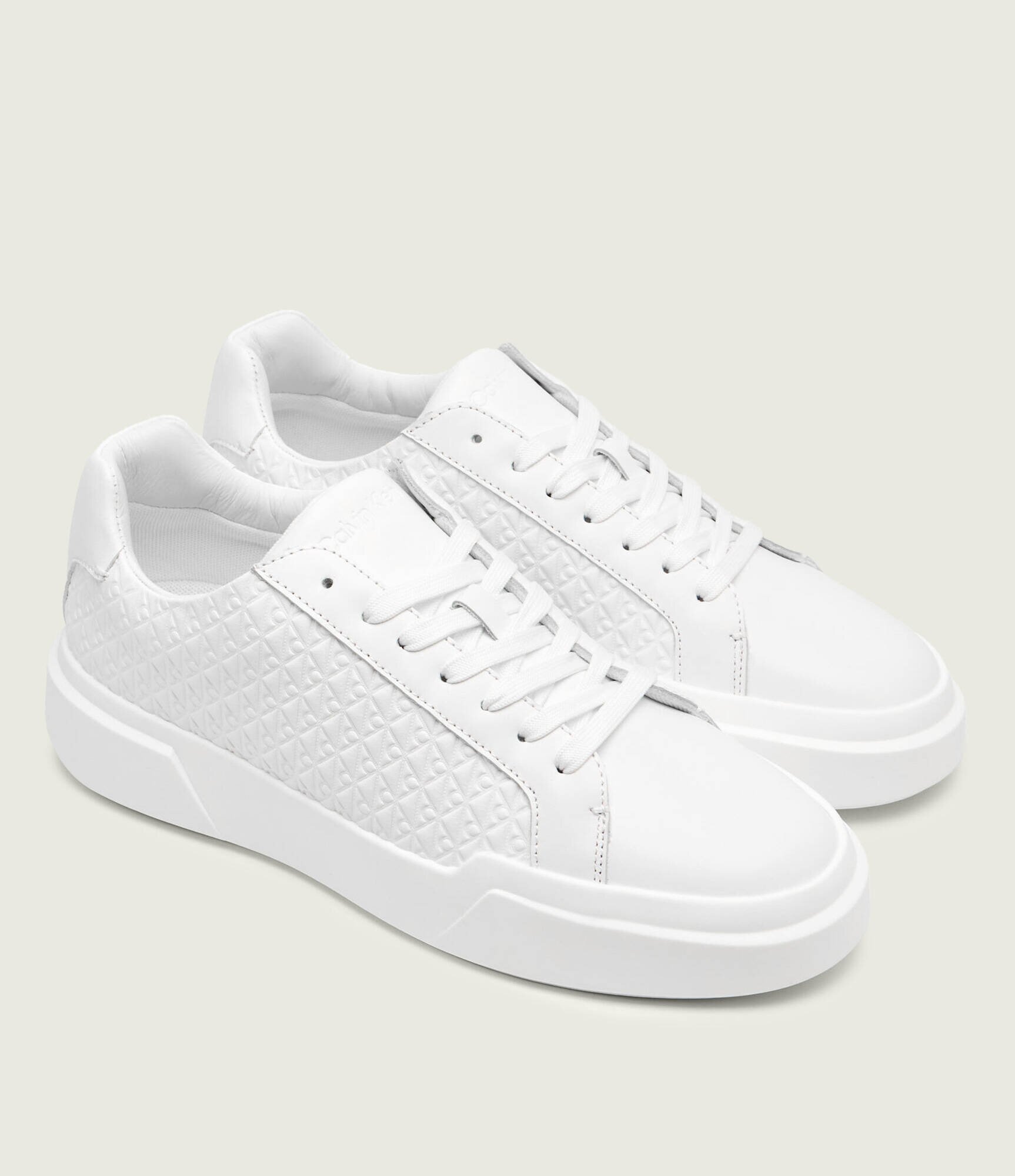 Calvin Klein Sneakers cu adaos de piele