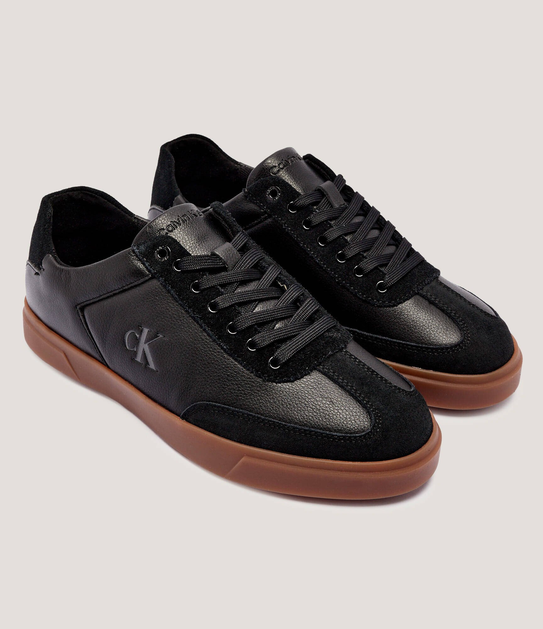 Calvin Klein Sneakers cu adaos de piele
