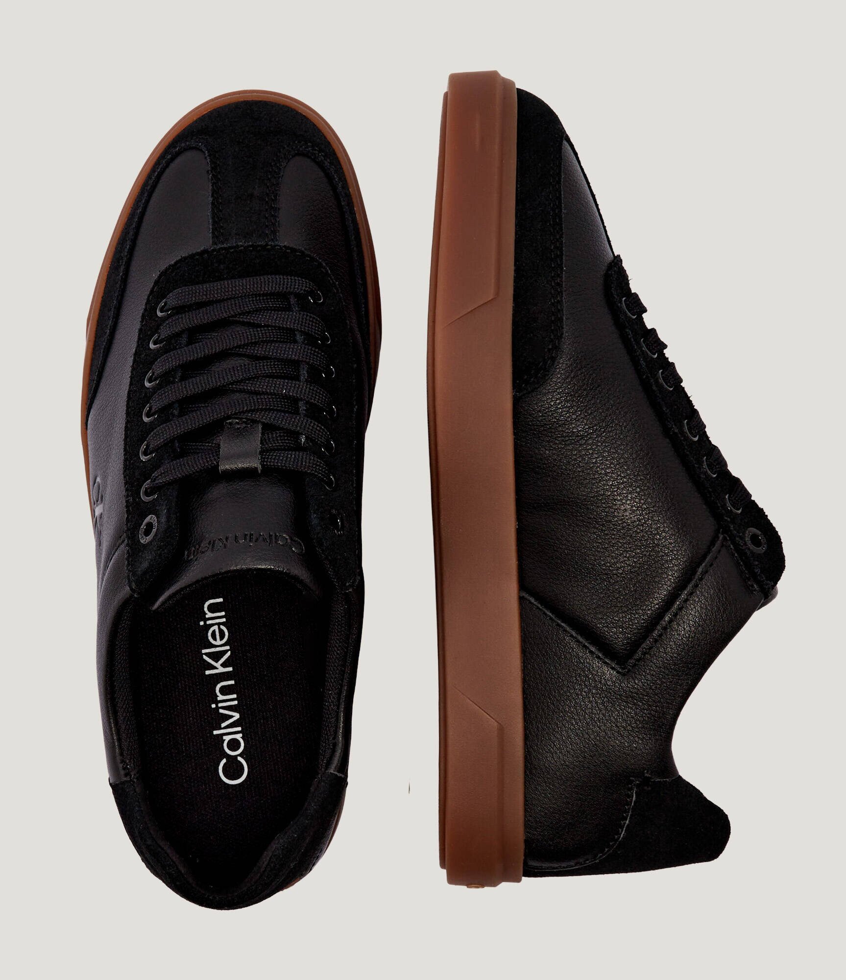 Calvin Klein Sneakers cu adaos de piele
