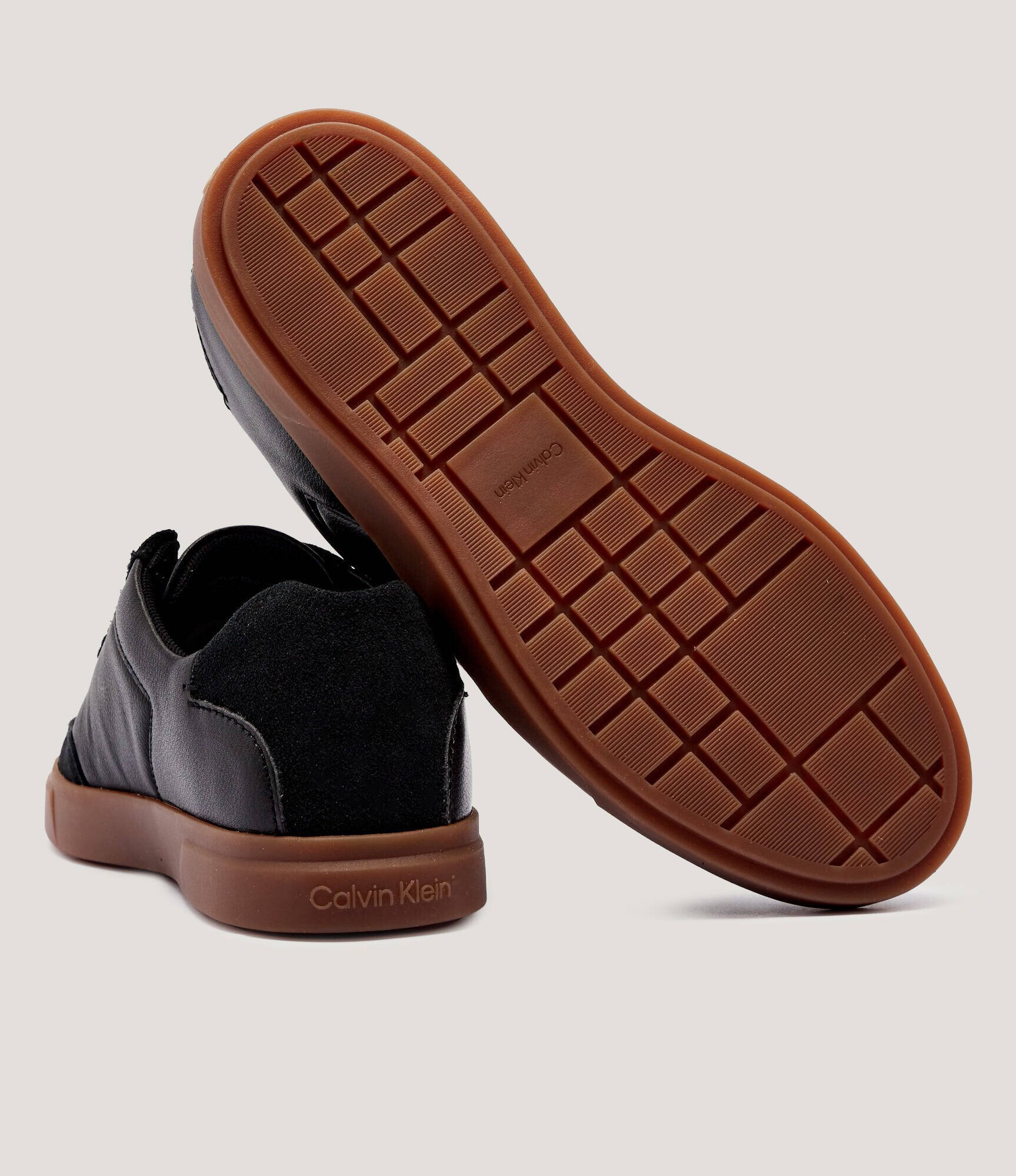 Calvin Klein Sneakers cu adaos de piele