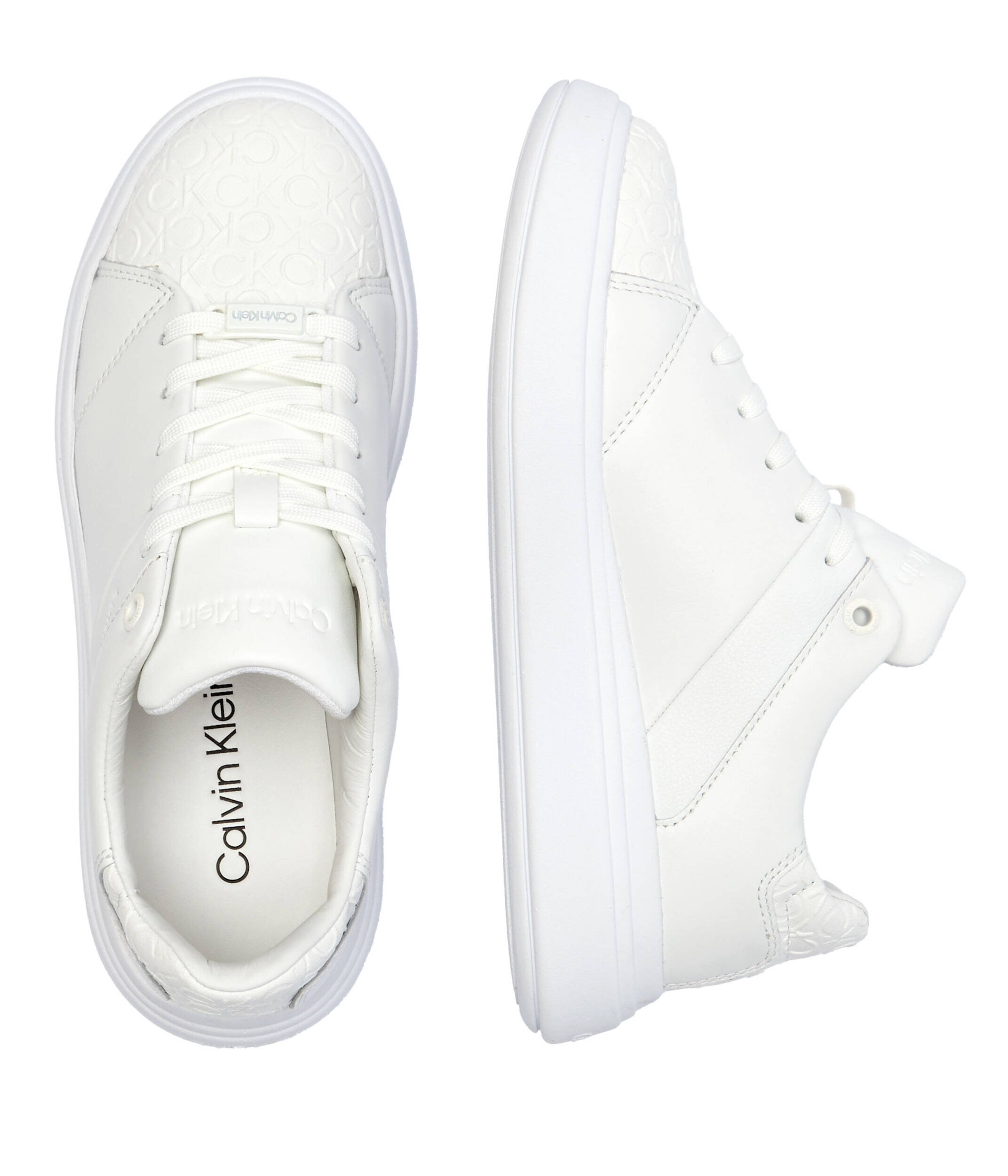 Calvin Klein Sneakers cu adaos de piele
