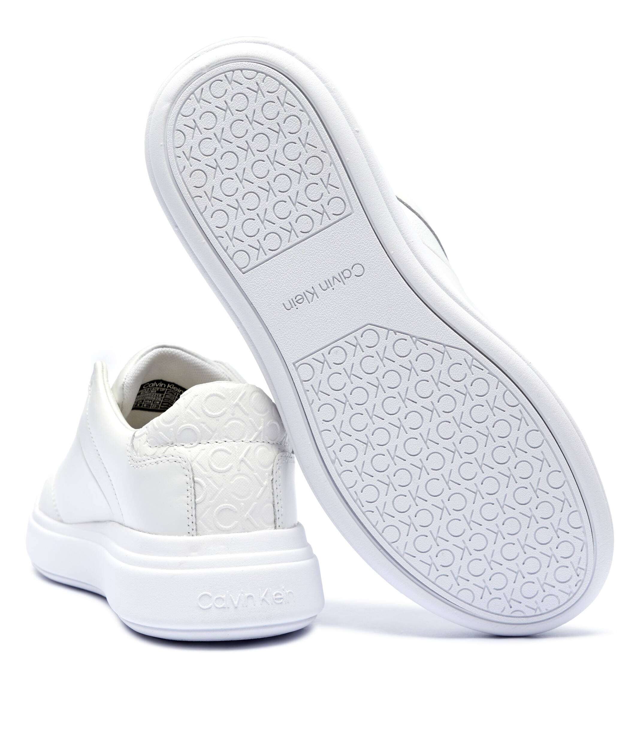 Calvin Klein Sneakers cu adaos de piele