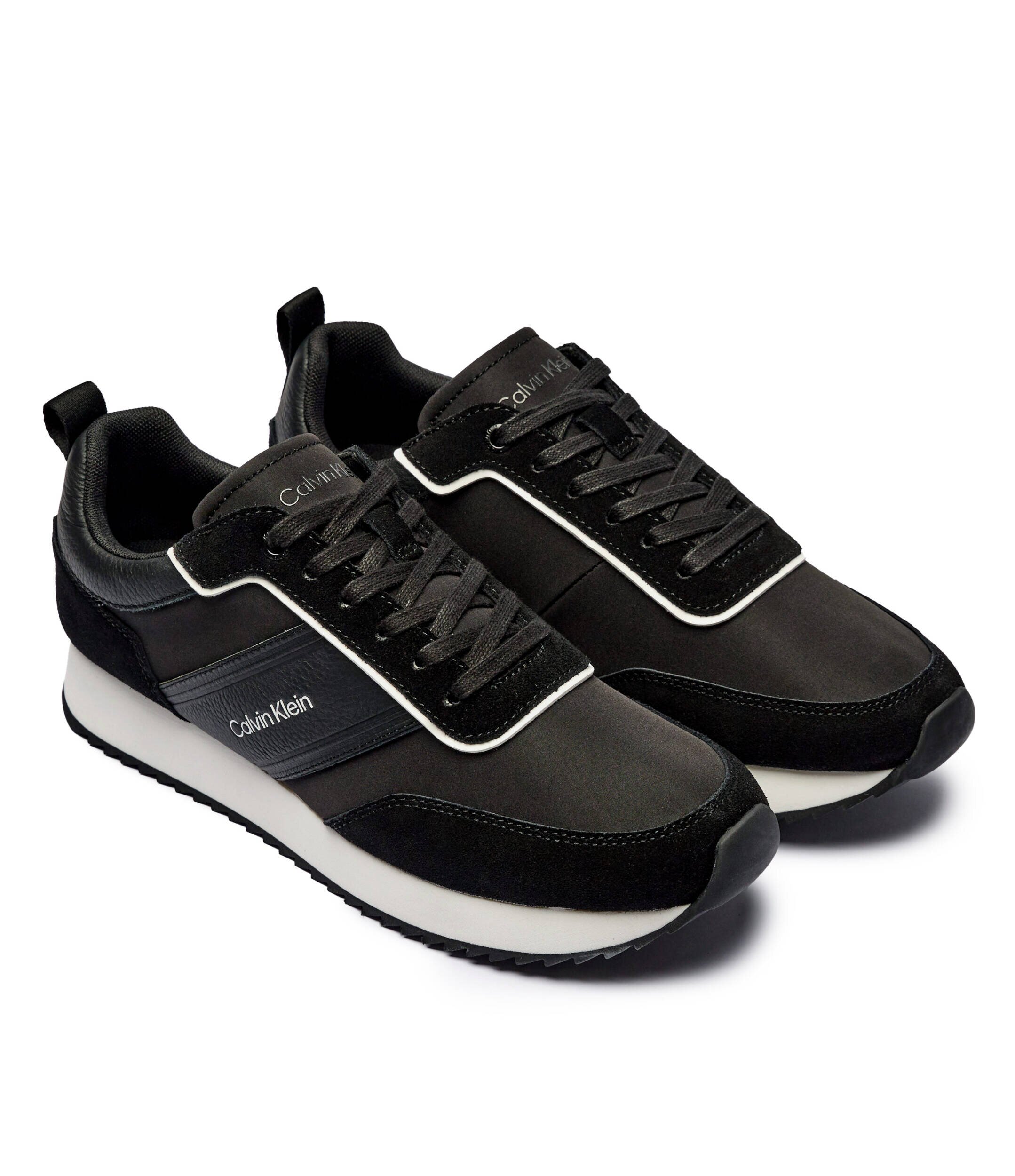 Calvin Klein Sneakers cu adaos de piele