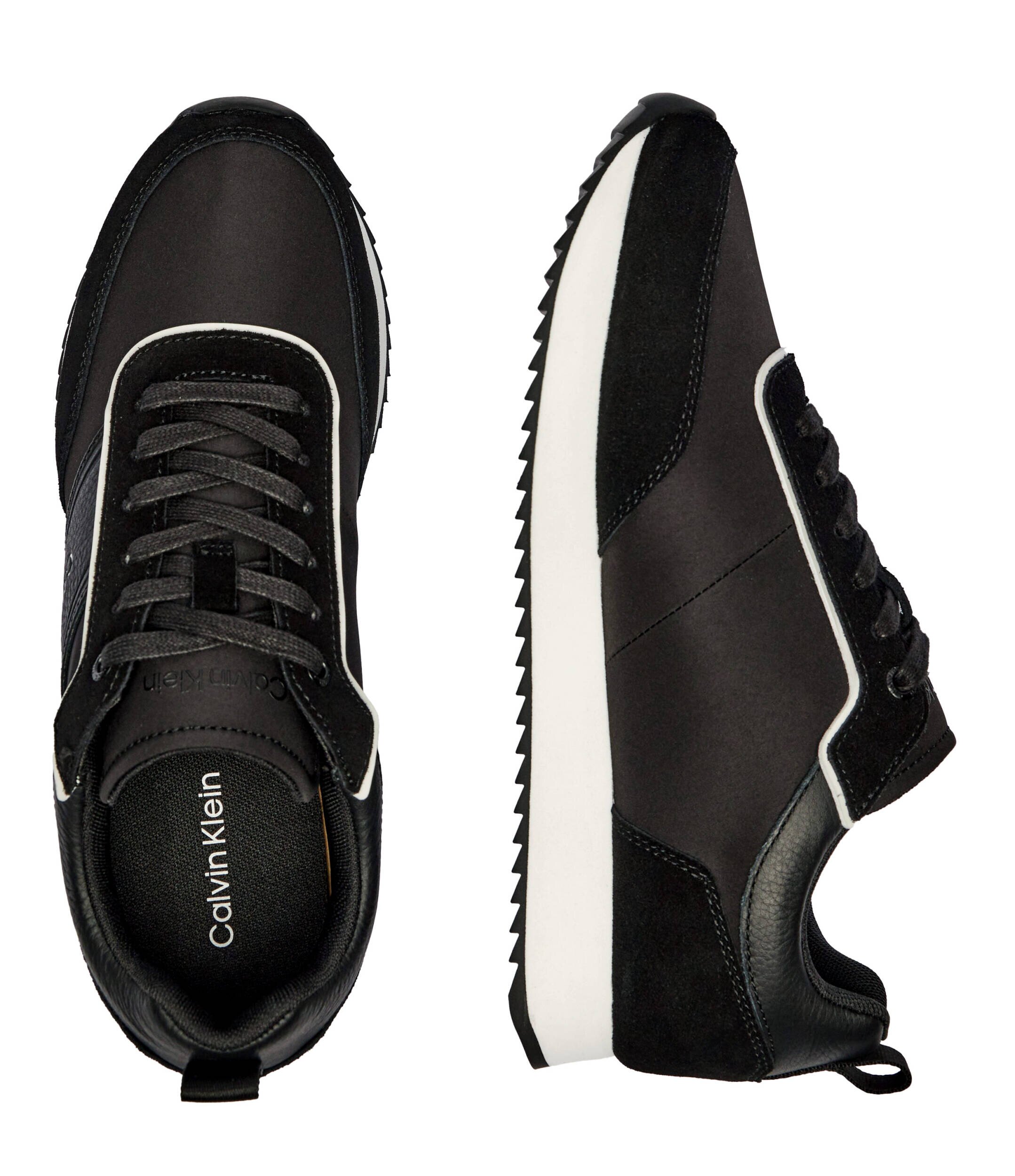 Calvin Klein Sneakers cu adaos de piele
