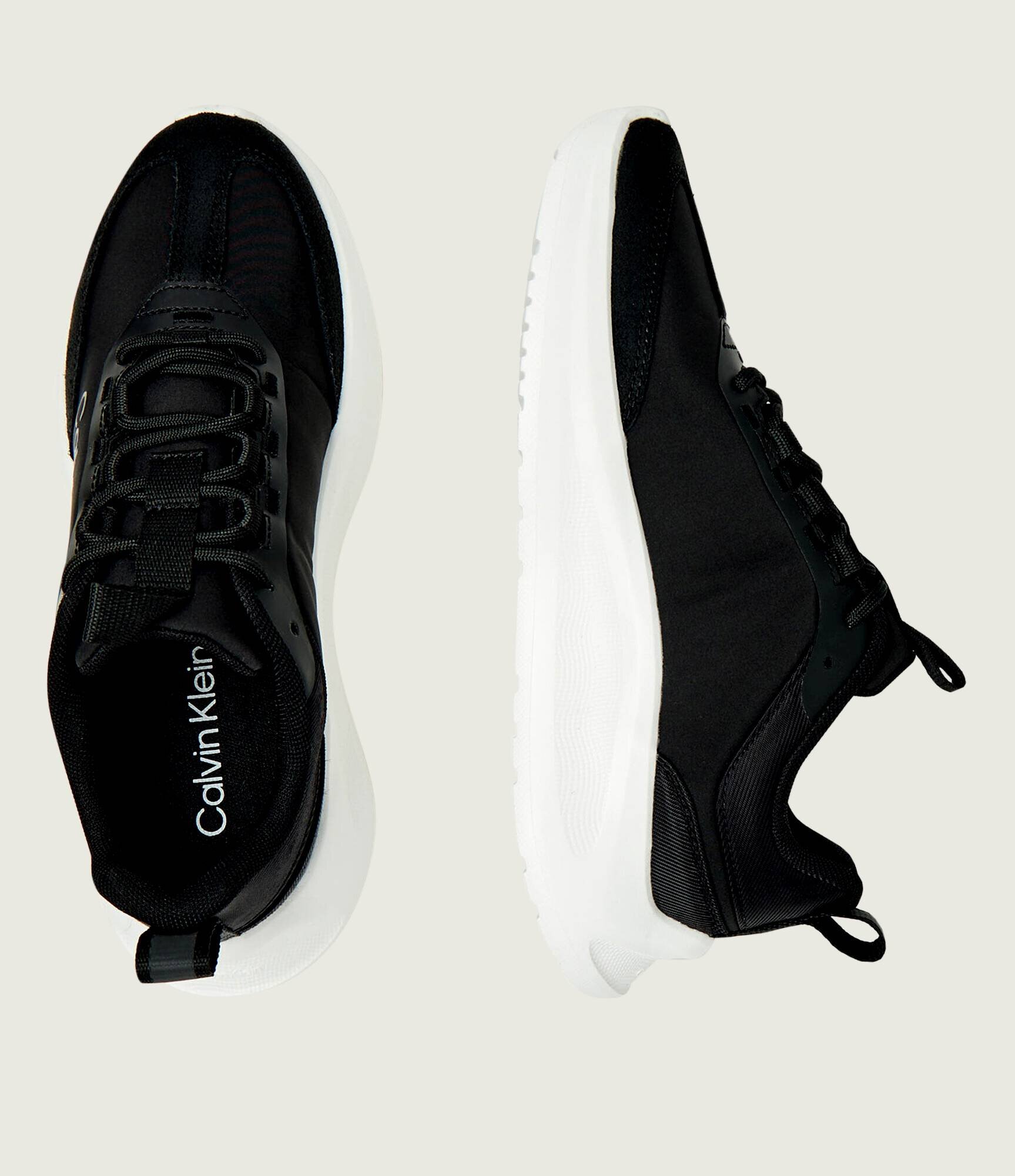 Calvin Klein Sneakers LIGHT EVA RUNNER | piele întoarsă