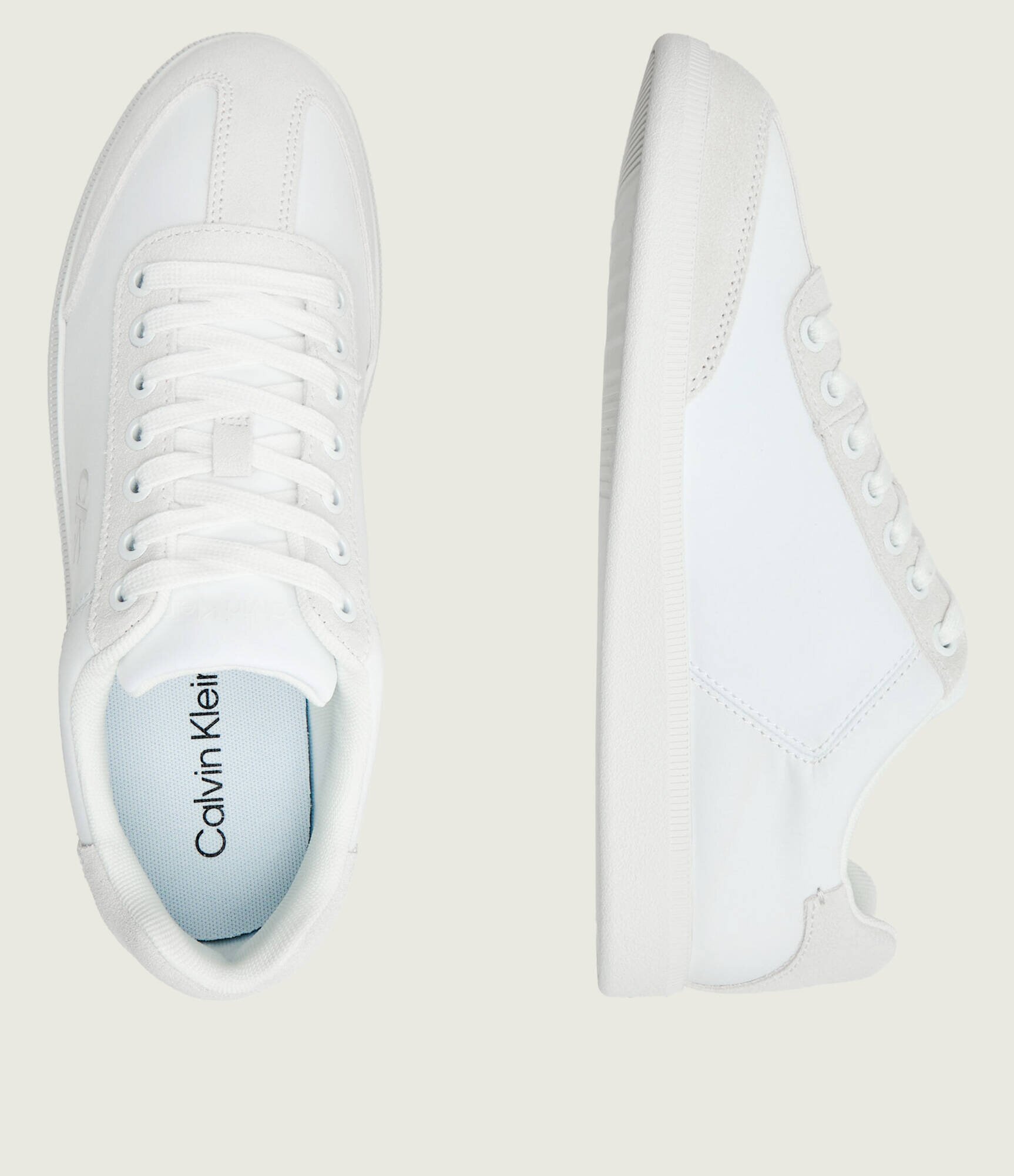 Calvin Klein Sneakers LOW CUPSOLE | piele întoarsă