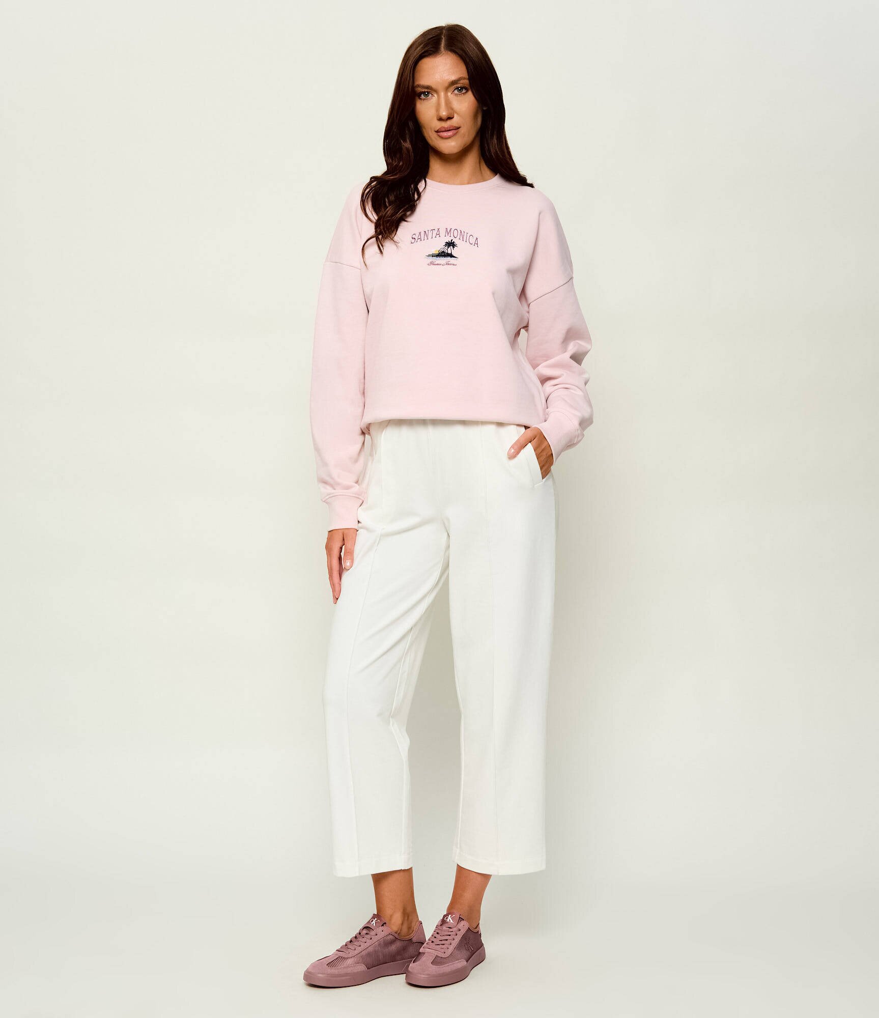 Calvin Klein Sneakers Low Pro Cupsole | piele întoarsă