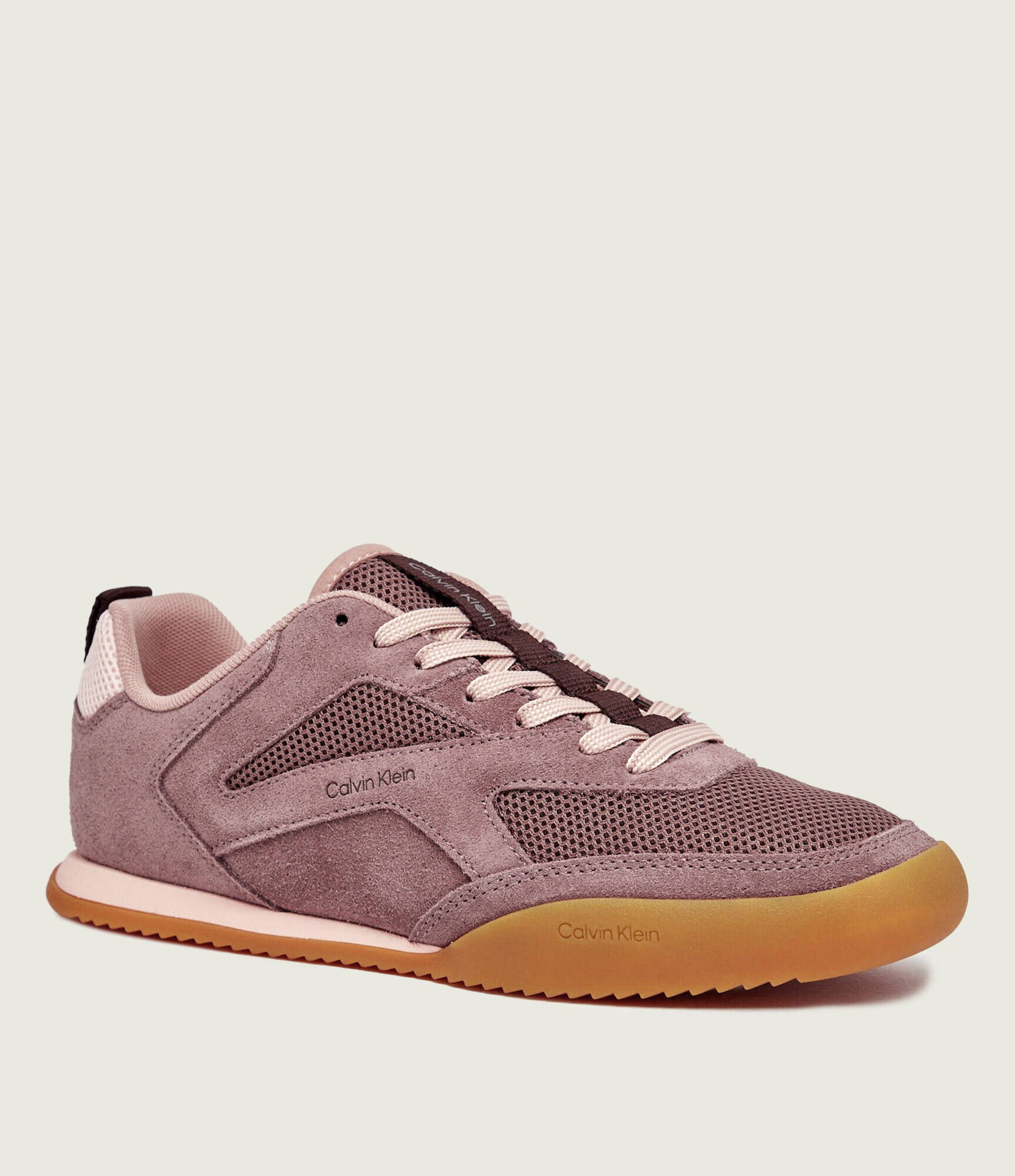 Calvin Klein Sneakers Low Pro Runner | piele întoarsă
